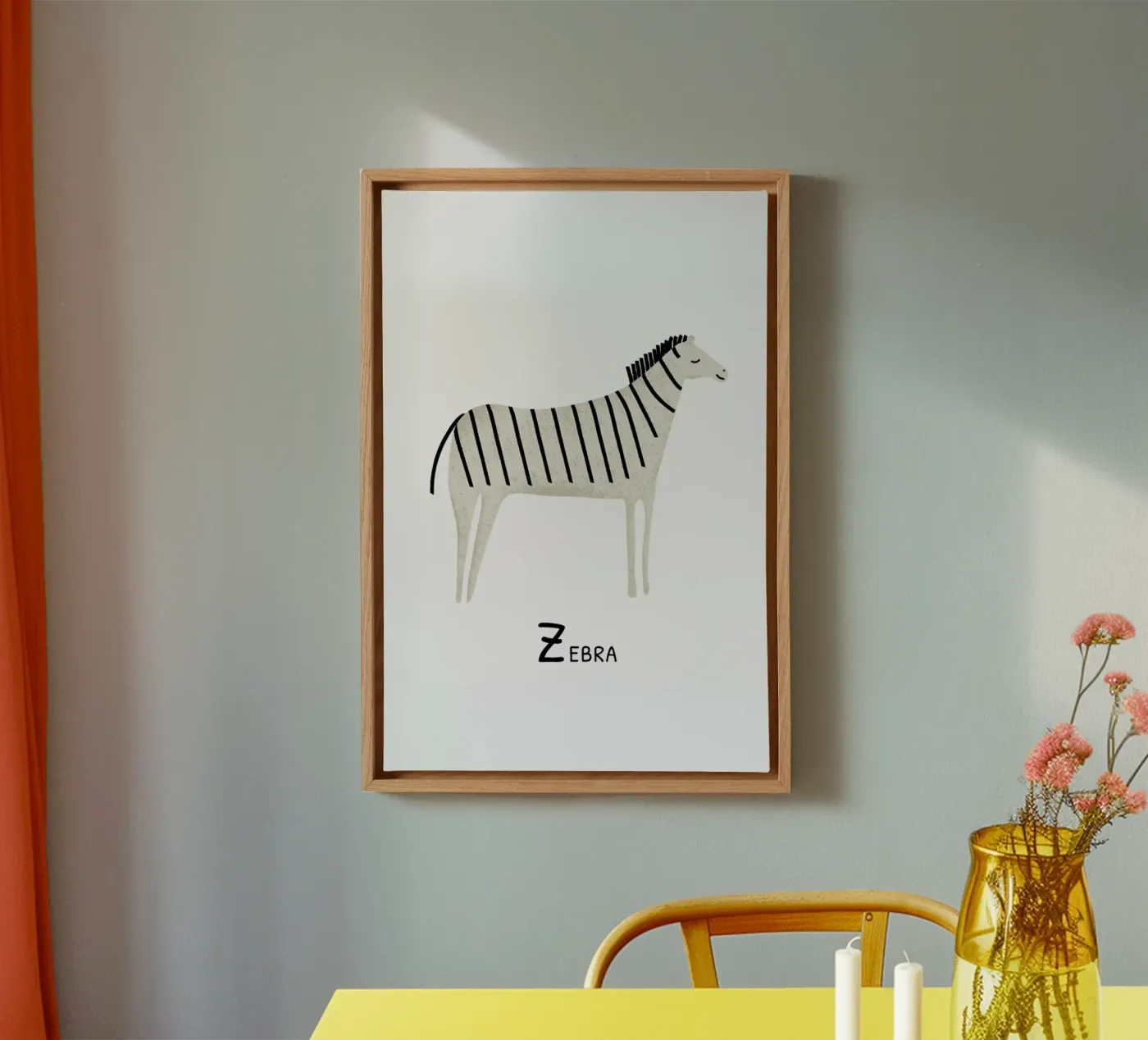Zebra tela da Little Flourishes