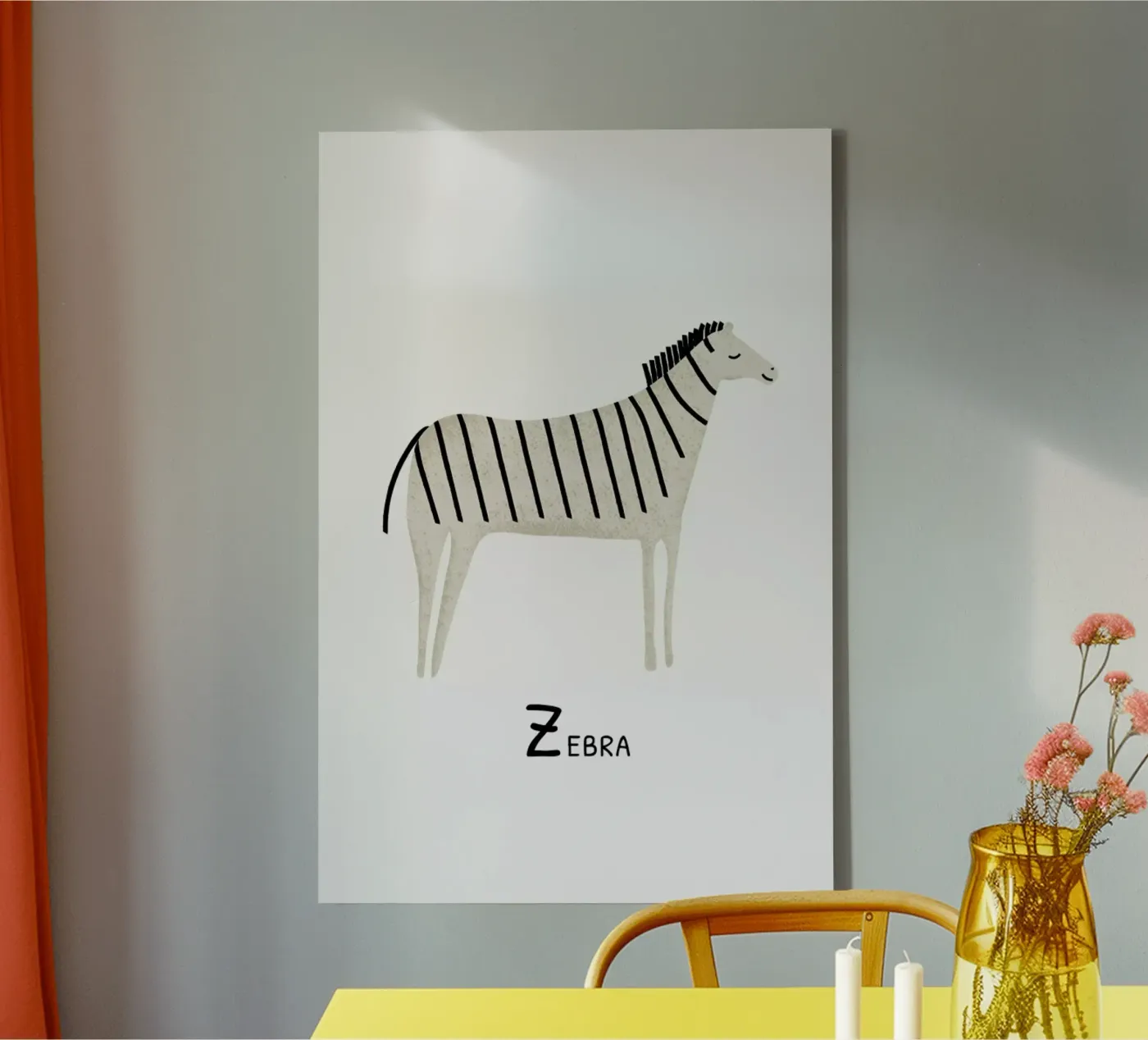 Zebra tela da Little Flourishes