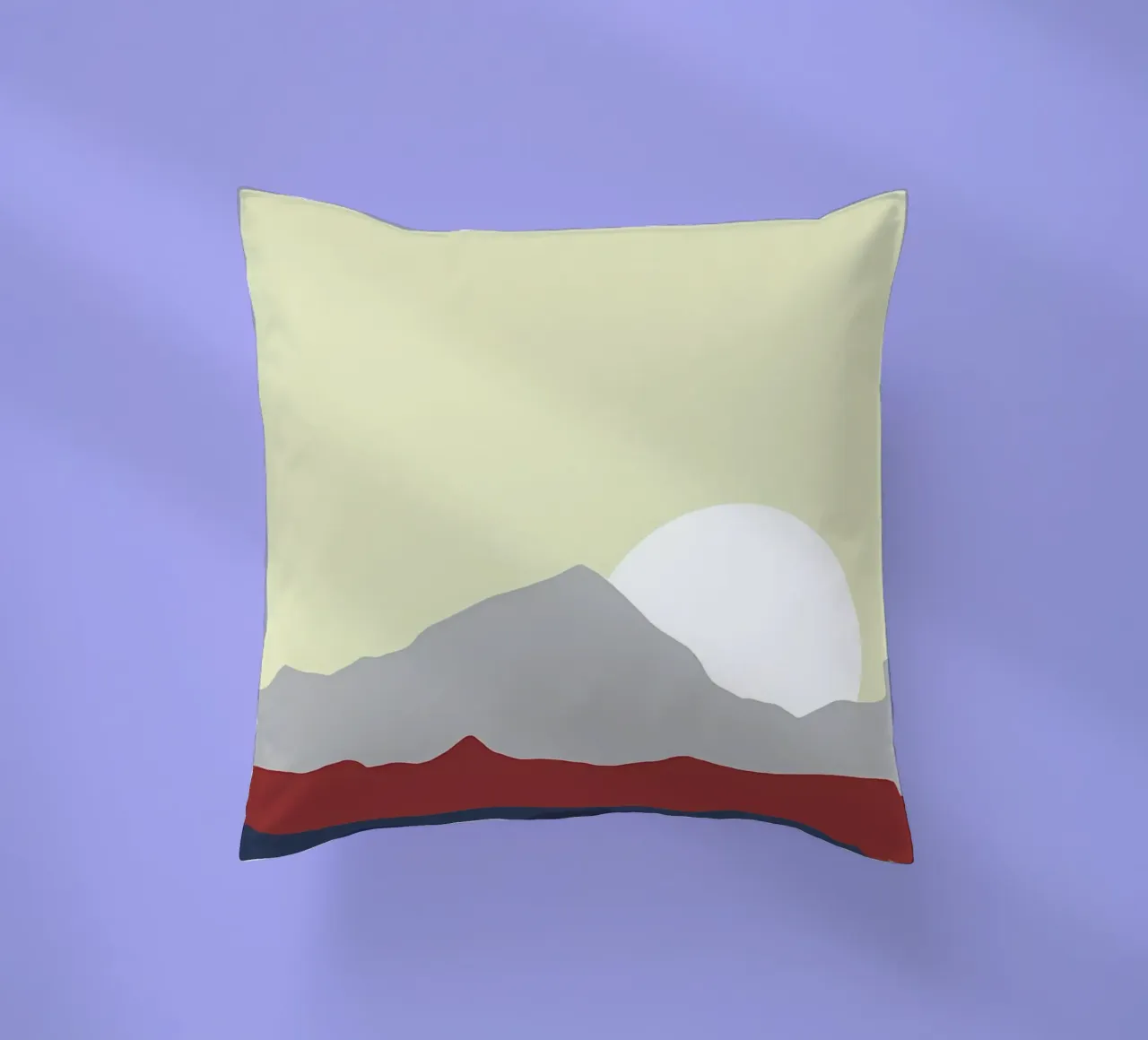 AUTUMN LANDSCAPE decorative cushion by Bartosz Powalka