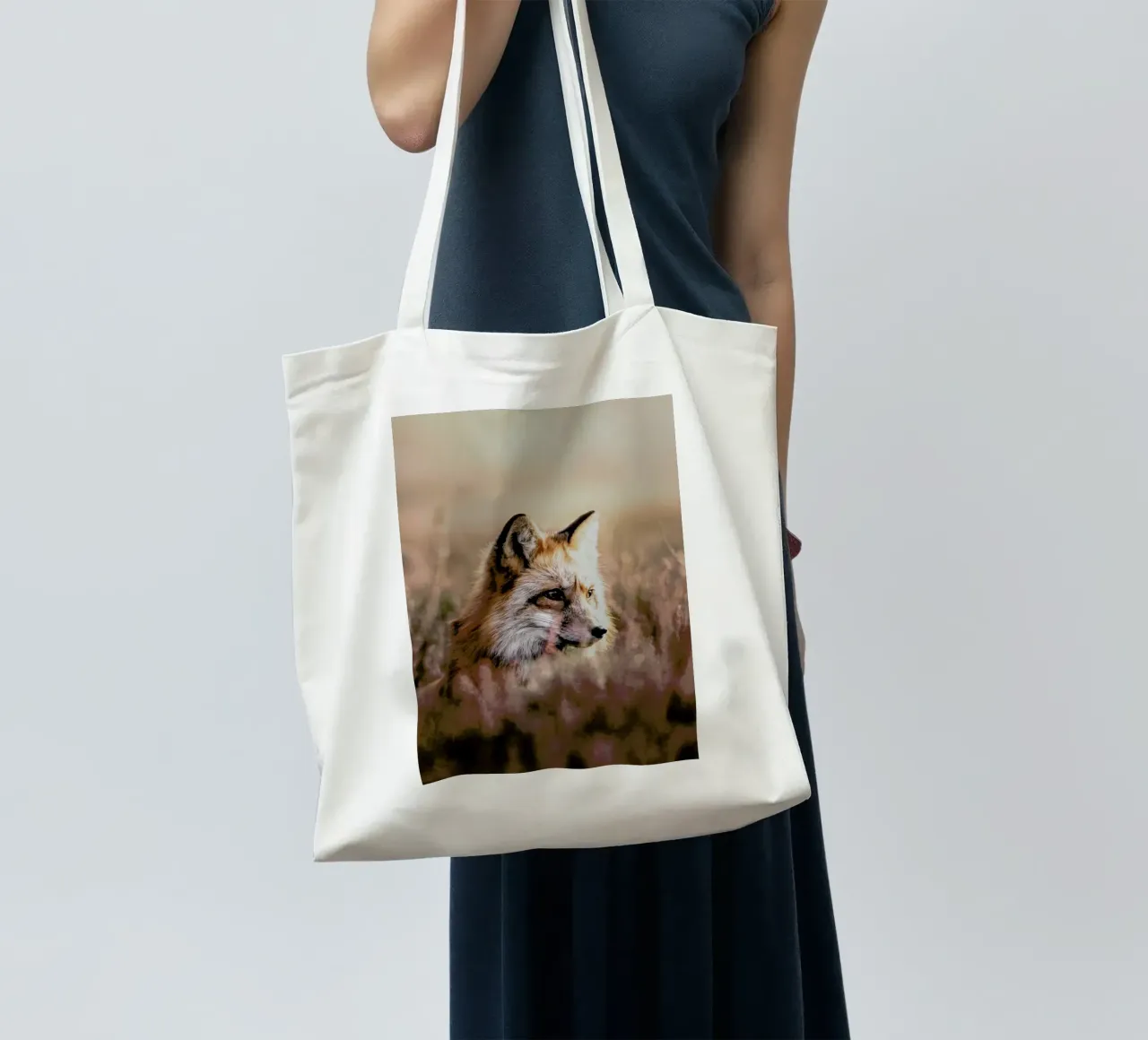 Fox in Reeds borsa in juta da Natural Kingdom