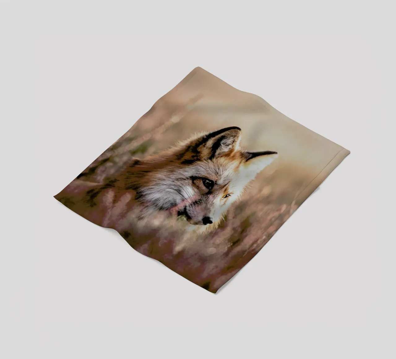 Fox in Reeds coperta in pile da Natural Kingdom