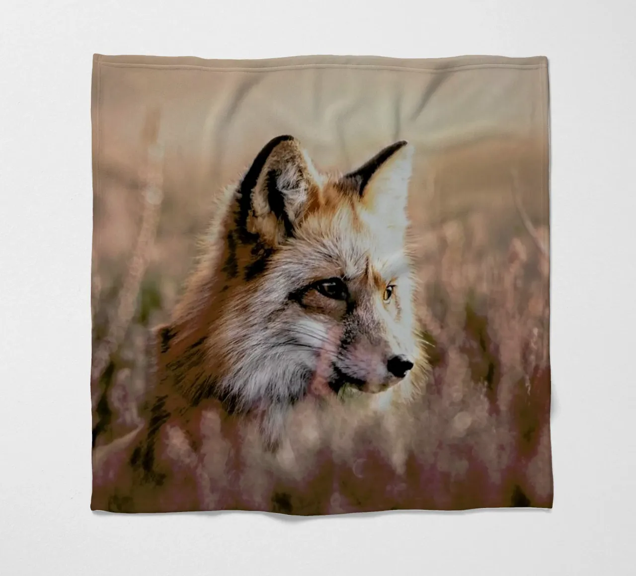 Fox in Reeds coperta in pile da Natural Kingdom