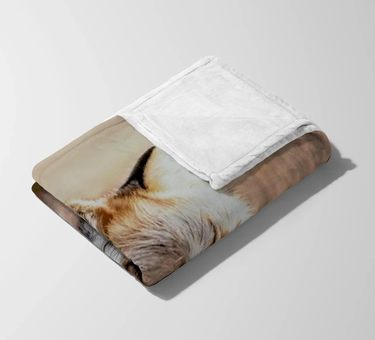 Fox in Reeds coperta in pile da Natural Kingdom