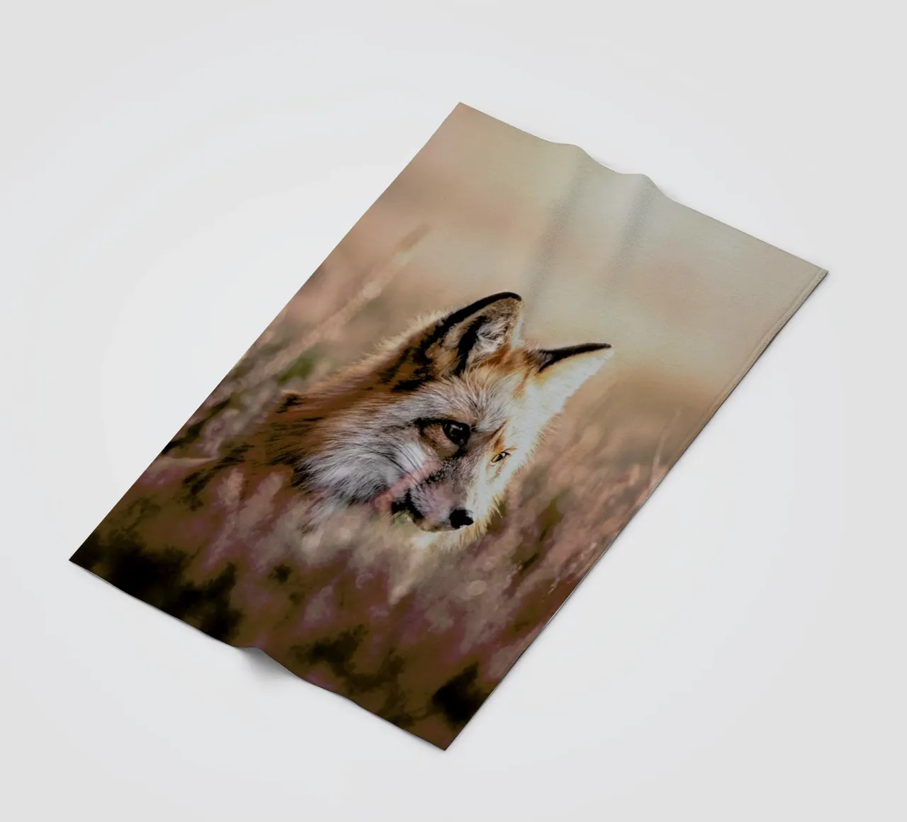 Fox in Reeds coperta in pile da Natural Kingdom