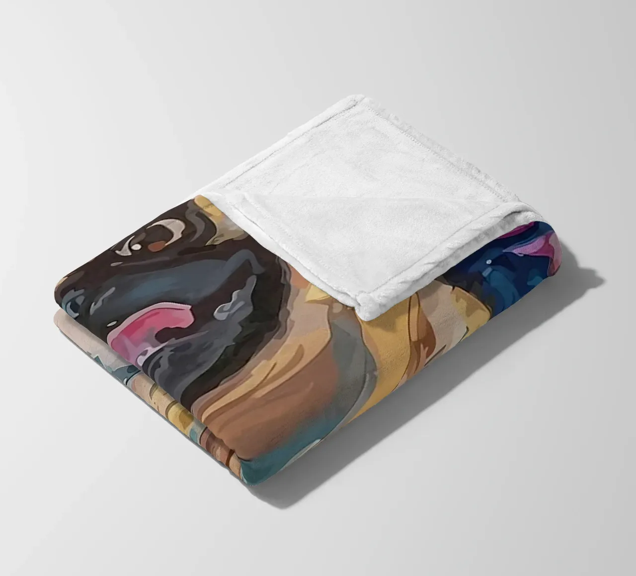 Cane Notte stellata coperta in pile da Adrian Patel