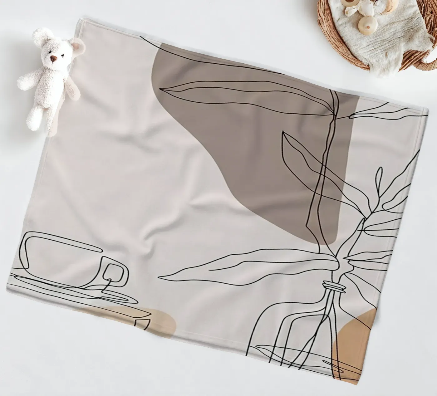 Coffee Fleecedecke von Aiden Garcia