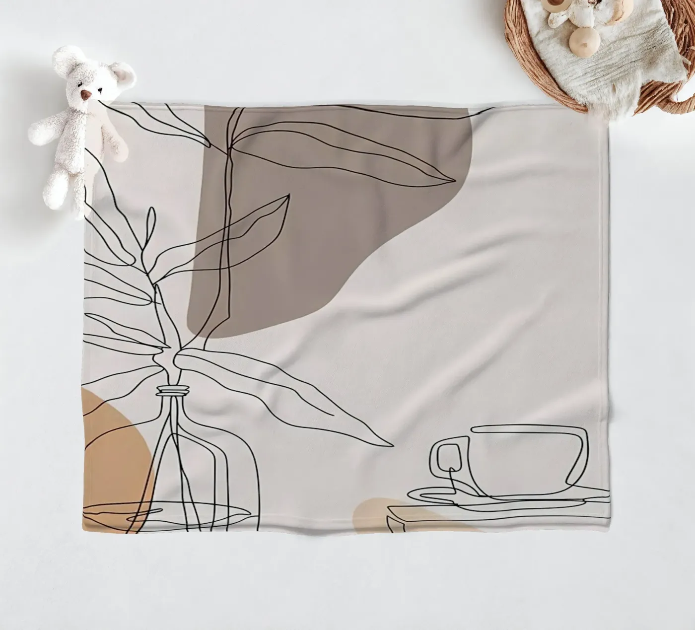 Coffee Fleecedecke von Aiden Garcia