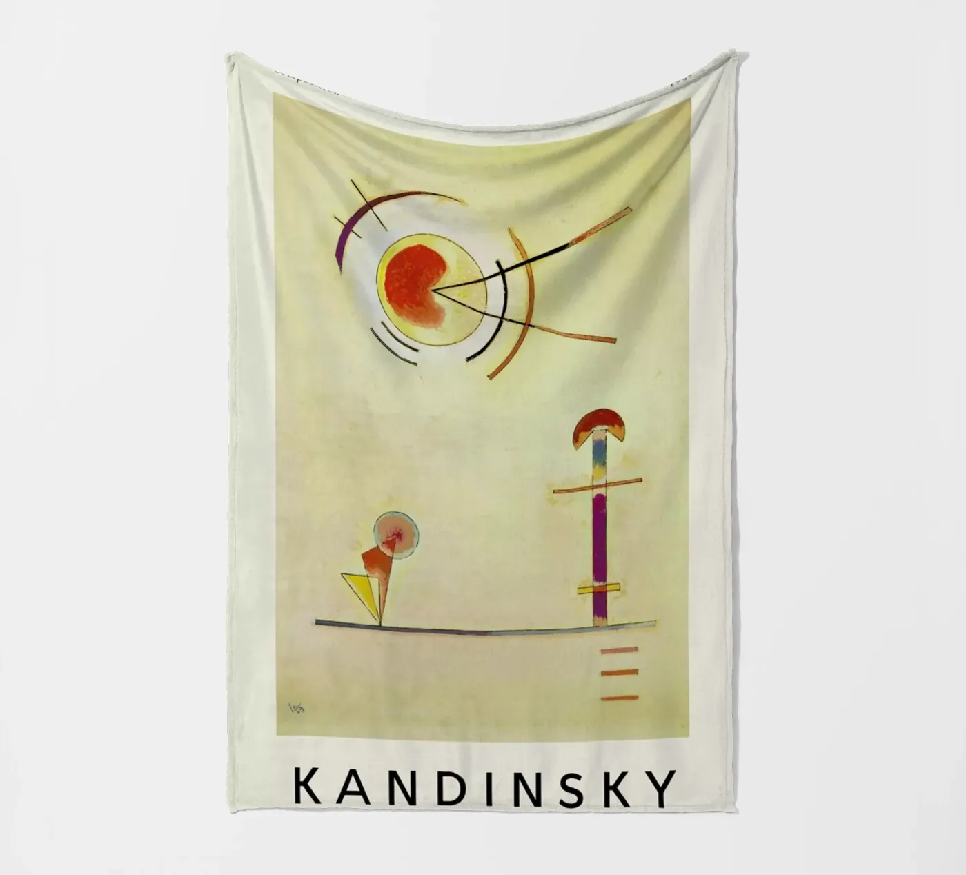 Kandinsky - Composition fleece blanket by ARTOTHEK