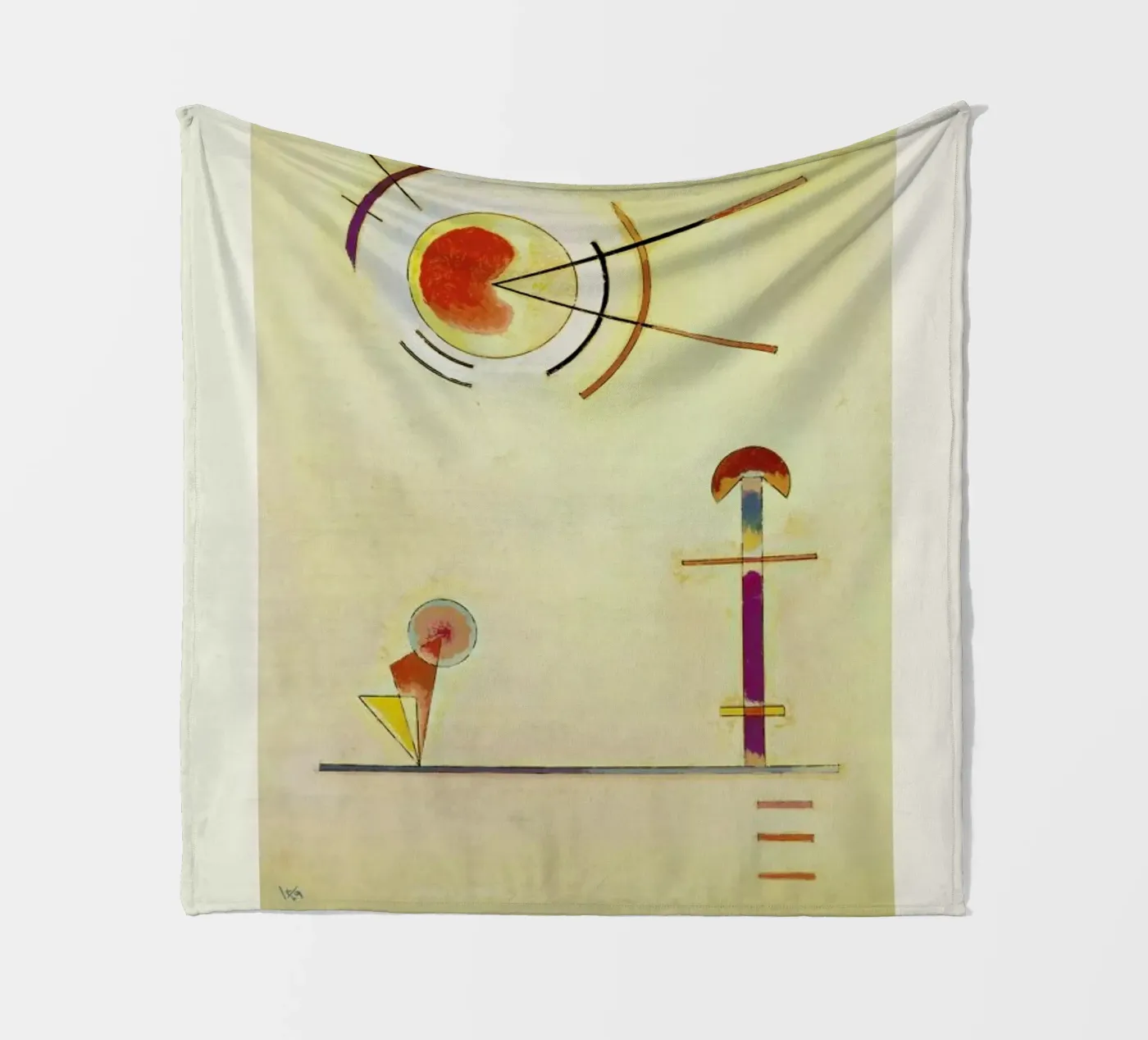 Kandinsky - Composition fleece blanket by ARTOTHEK