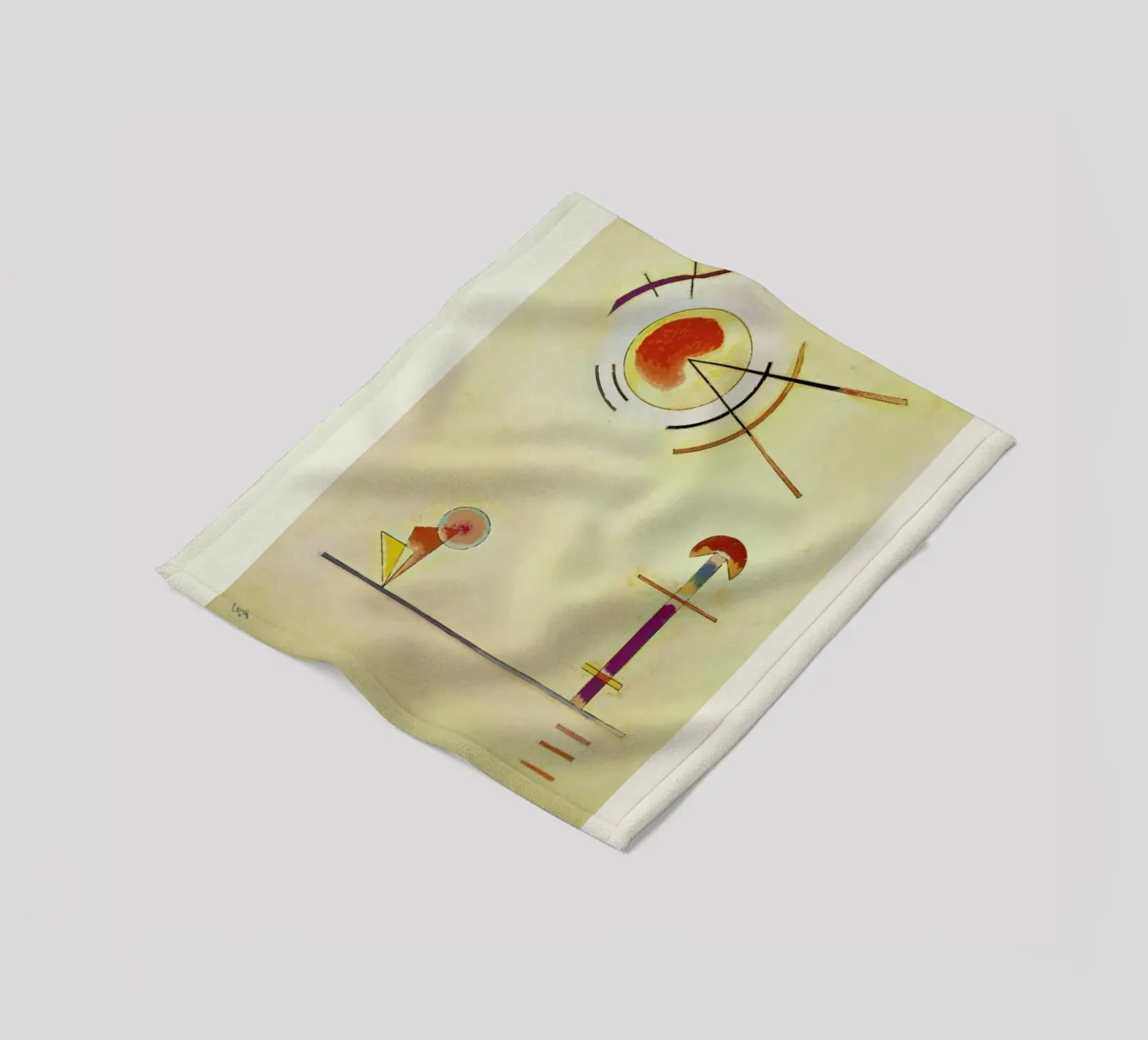 Kandinsky - Composition fleece blanket by ARTOTHEK