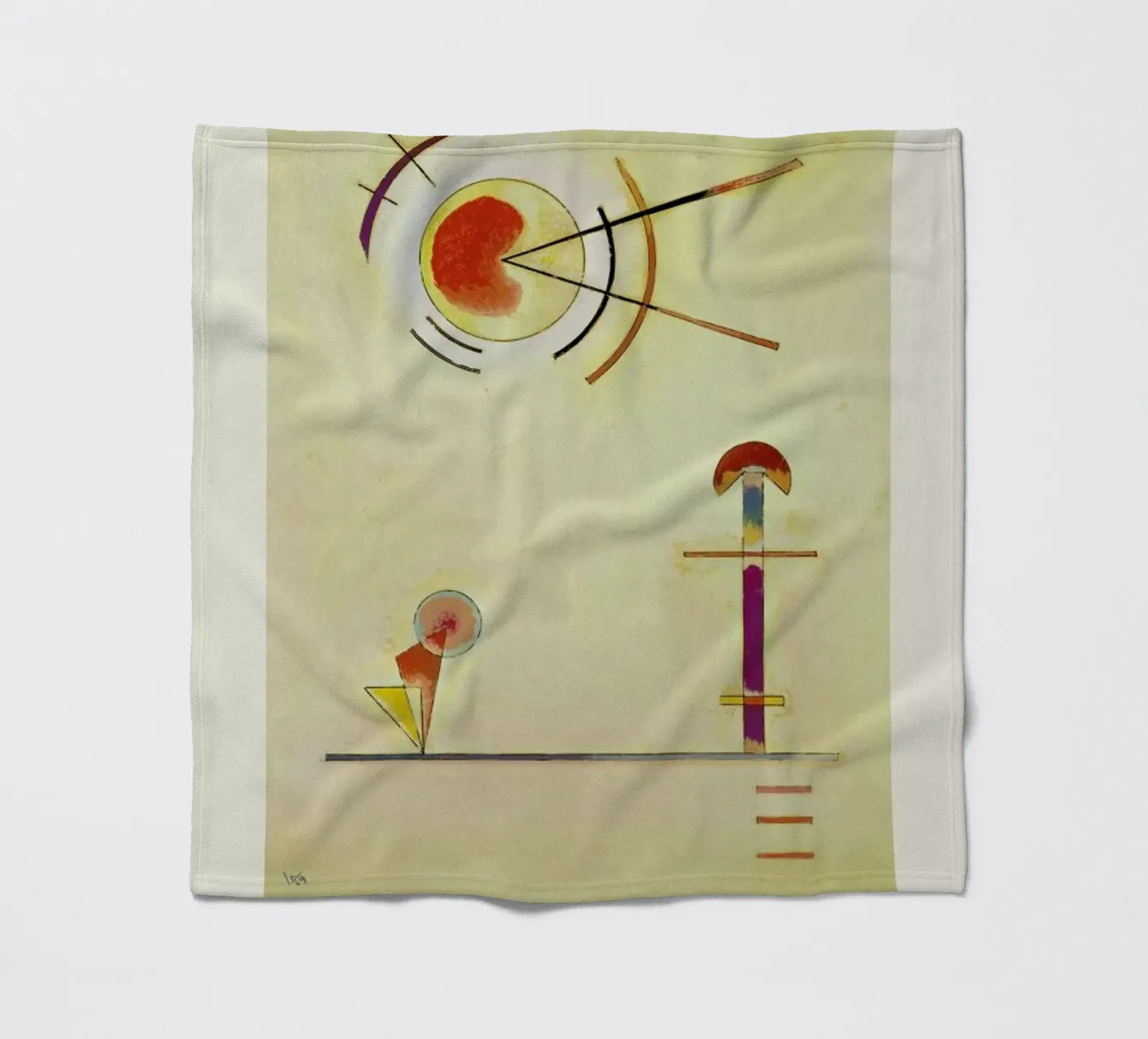 Kandinsky - Composition fleece blanket by ARTOTHEK