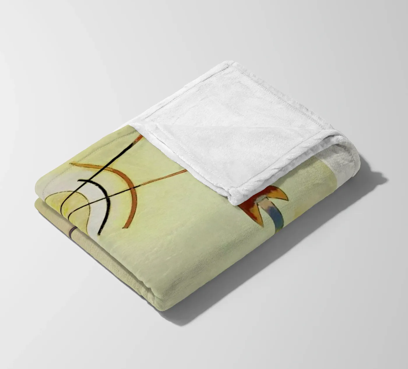 Kandinsky - Composition fleece blanket by ARTOTHEK