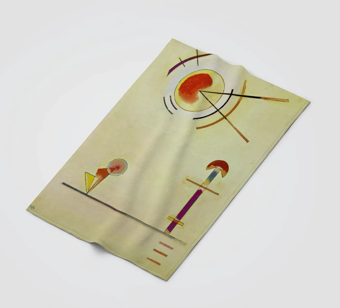 Kandinsky - Composition fleece blanket by ARTOTHEK