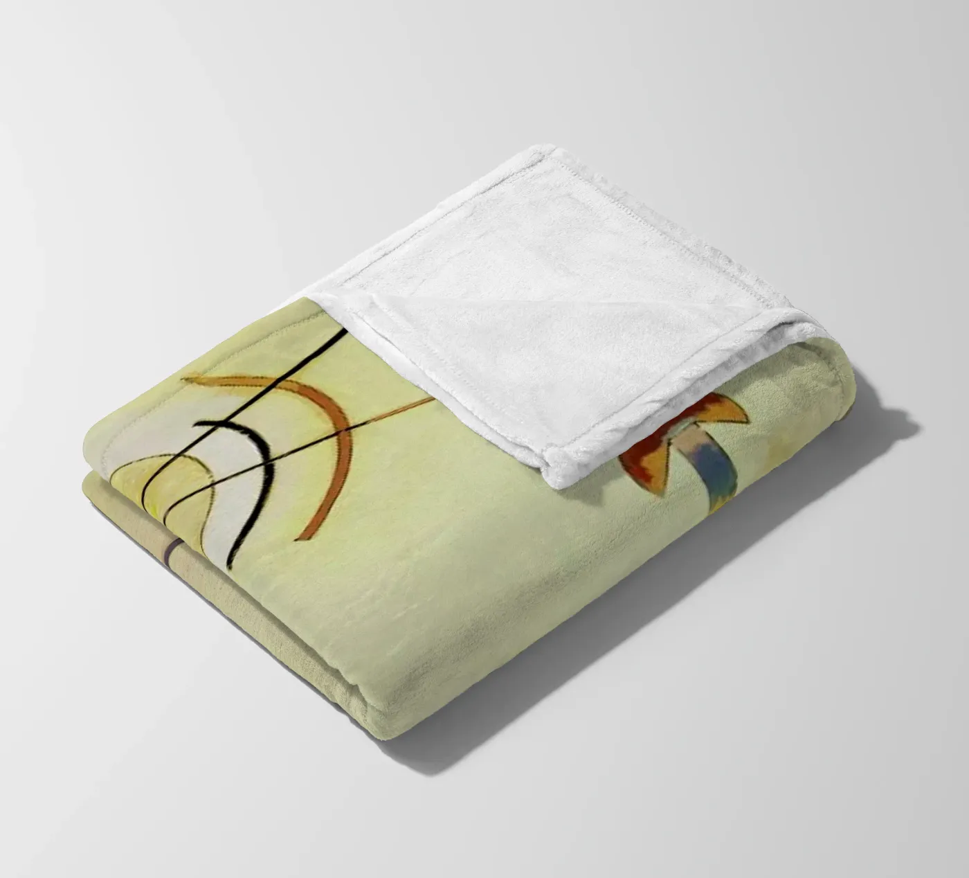 Kandinsky - Composition fleece blanket by ARTOTHEK