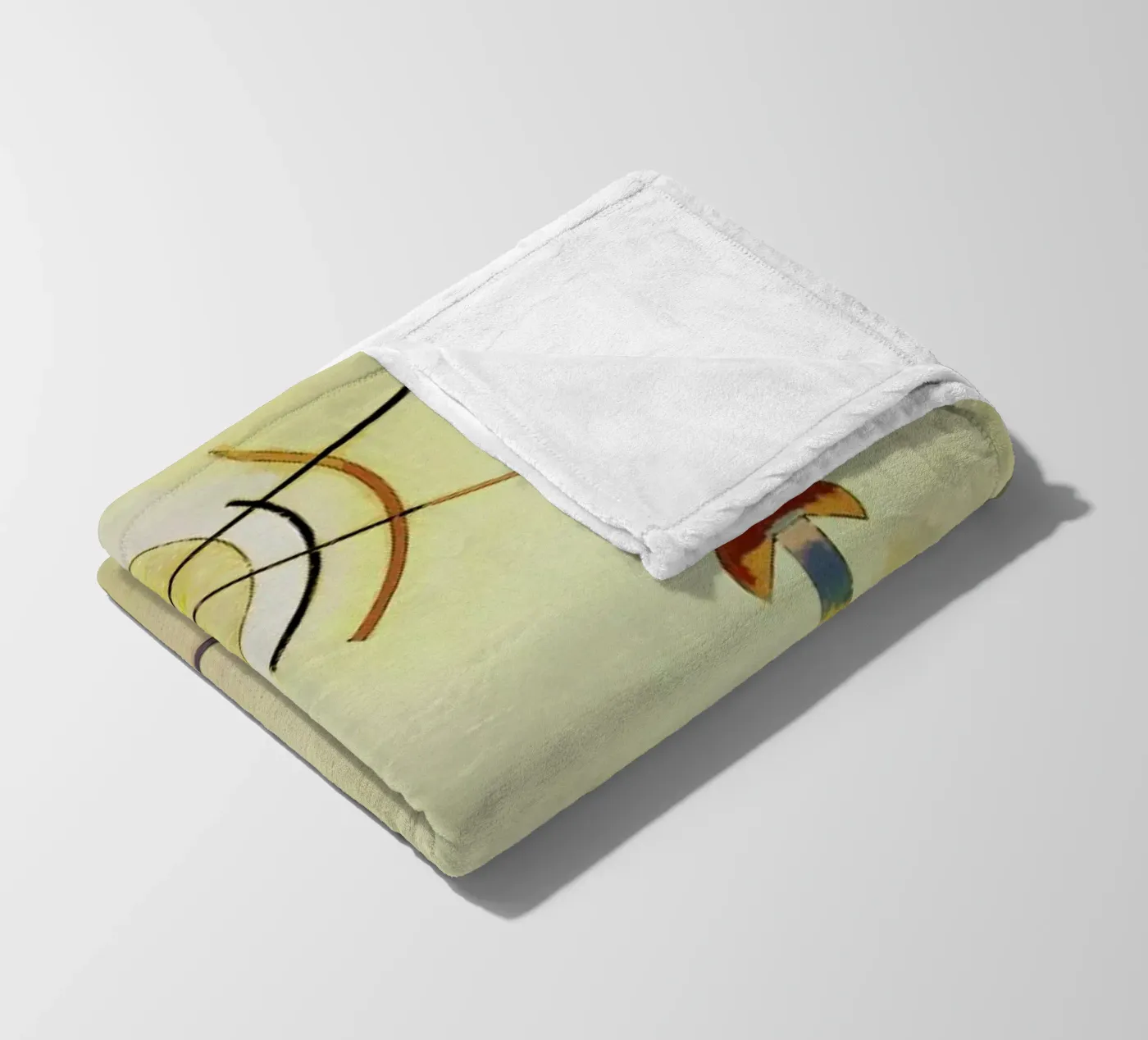 Kandinsky - Composition fleece blanket by ARTOTHEK