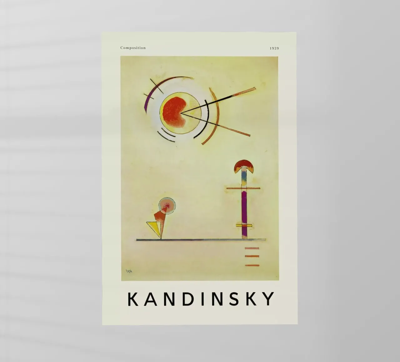 Kandinsky - Composition pellicola backlit da ARTOTHEK