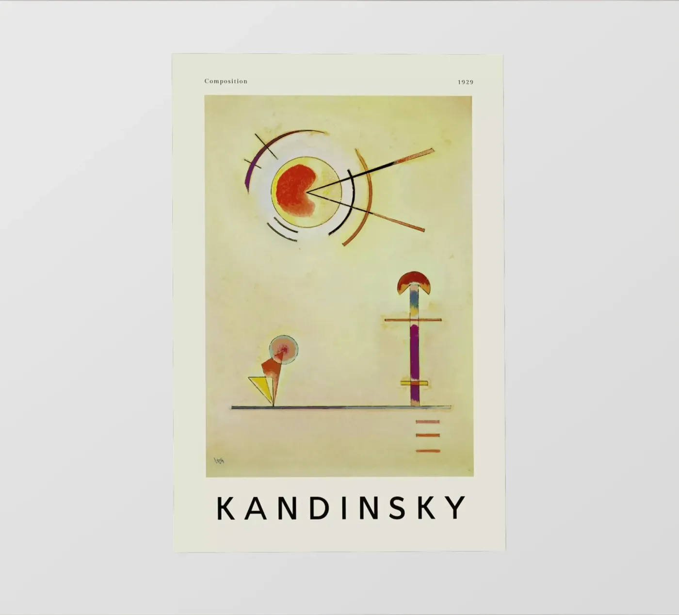 Kandinsky - Composition pellicola backlit da ARTOTHEK