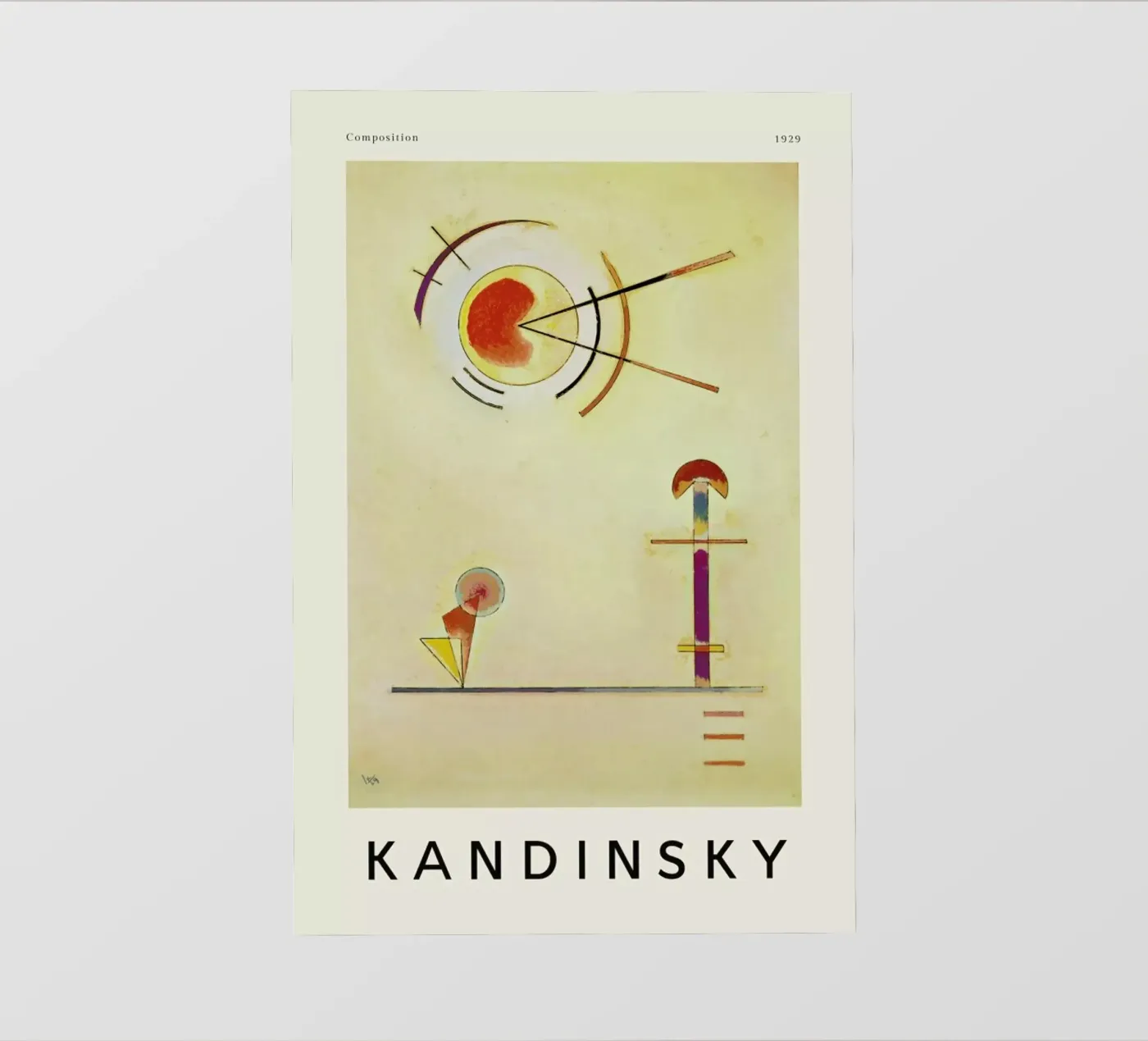 Kandinsky - Composition backlit film by ARTOTHEK