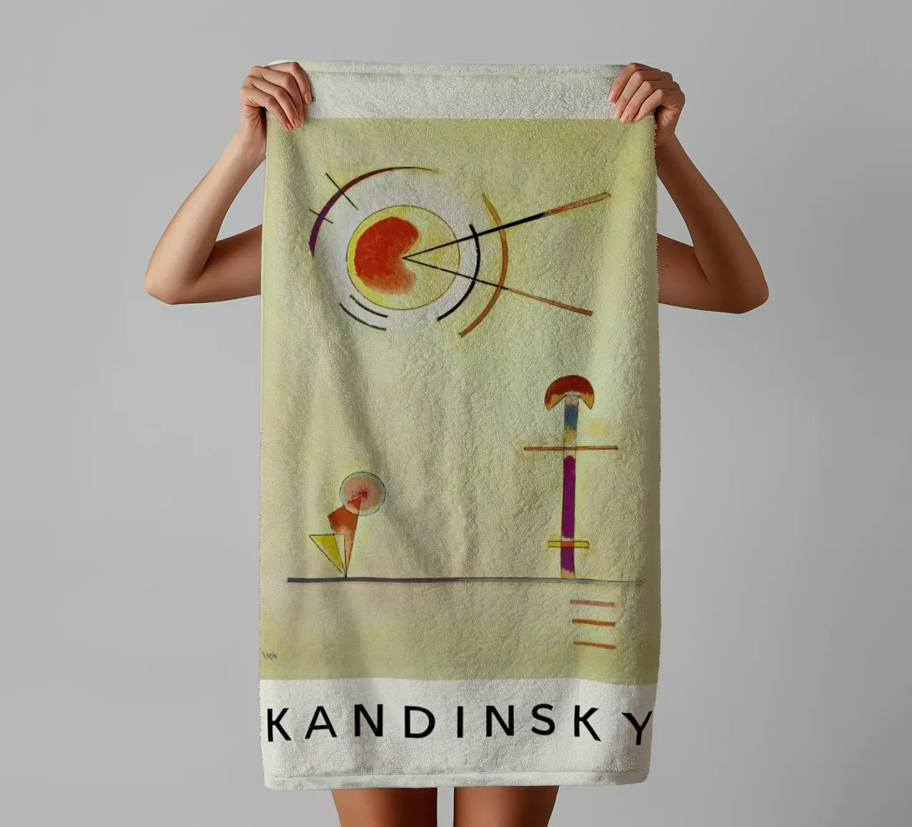 Kandinsky - Composition asciugamano da bagno da ARTOTHEK
