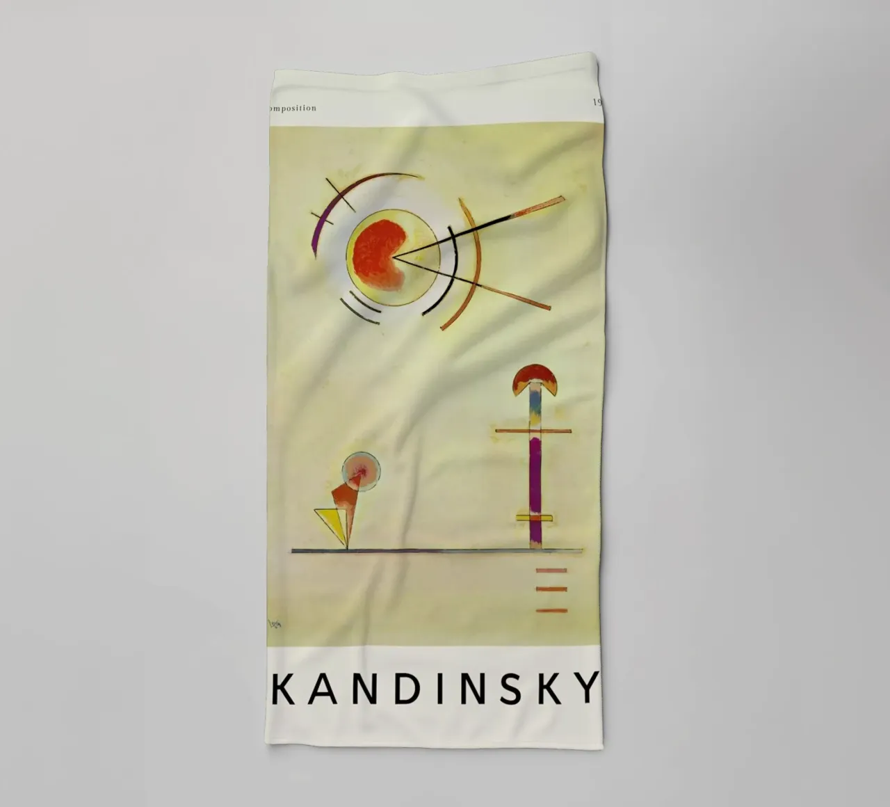 Kandinsky - Composition asciugamano da bagno da ARTOTHEK
