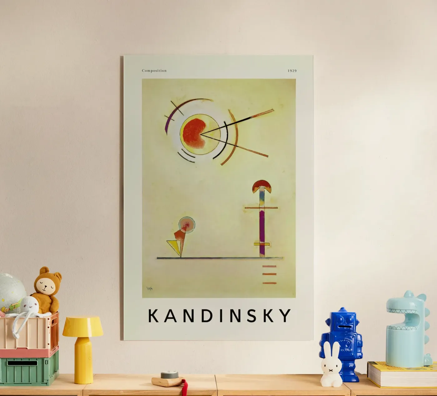 Kandinsky - Composition acryl van ARTOTHEK