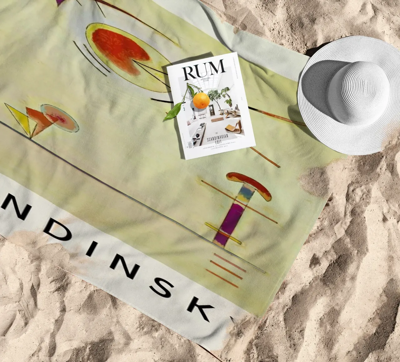 Kandinsky - Composition strandhanddoek van ARTOTHEK