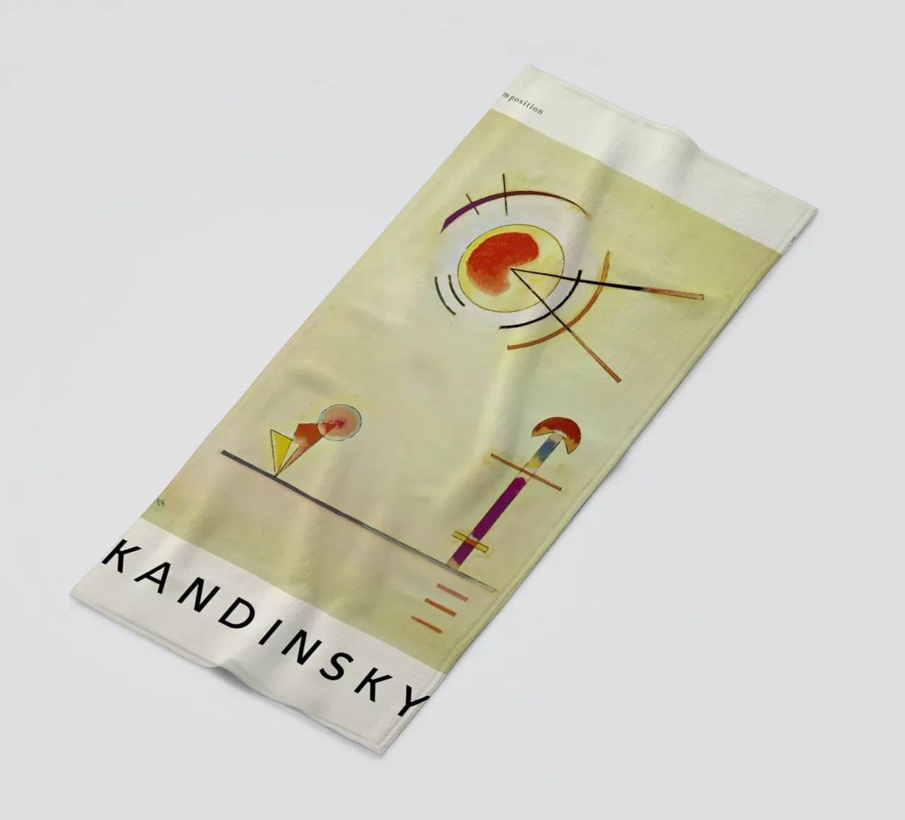 Kandinsky - Composition strandhanddoek van ARTOTHEK