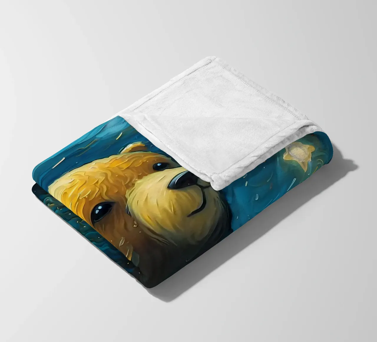 Bär Imaginär Fleecedecke von Adrian Patel