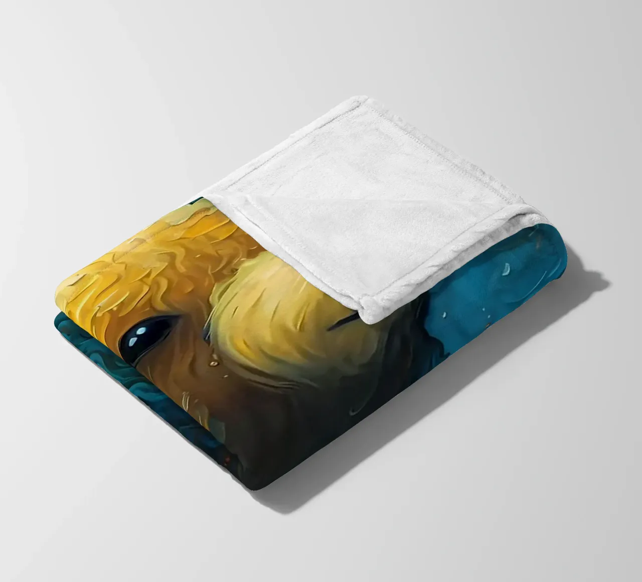 Bär Imaginär Fleecedecke von Adrian Patel