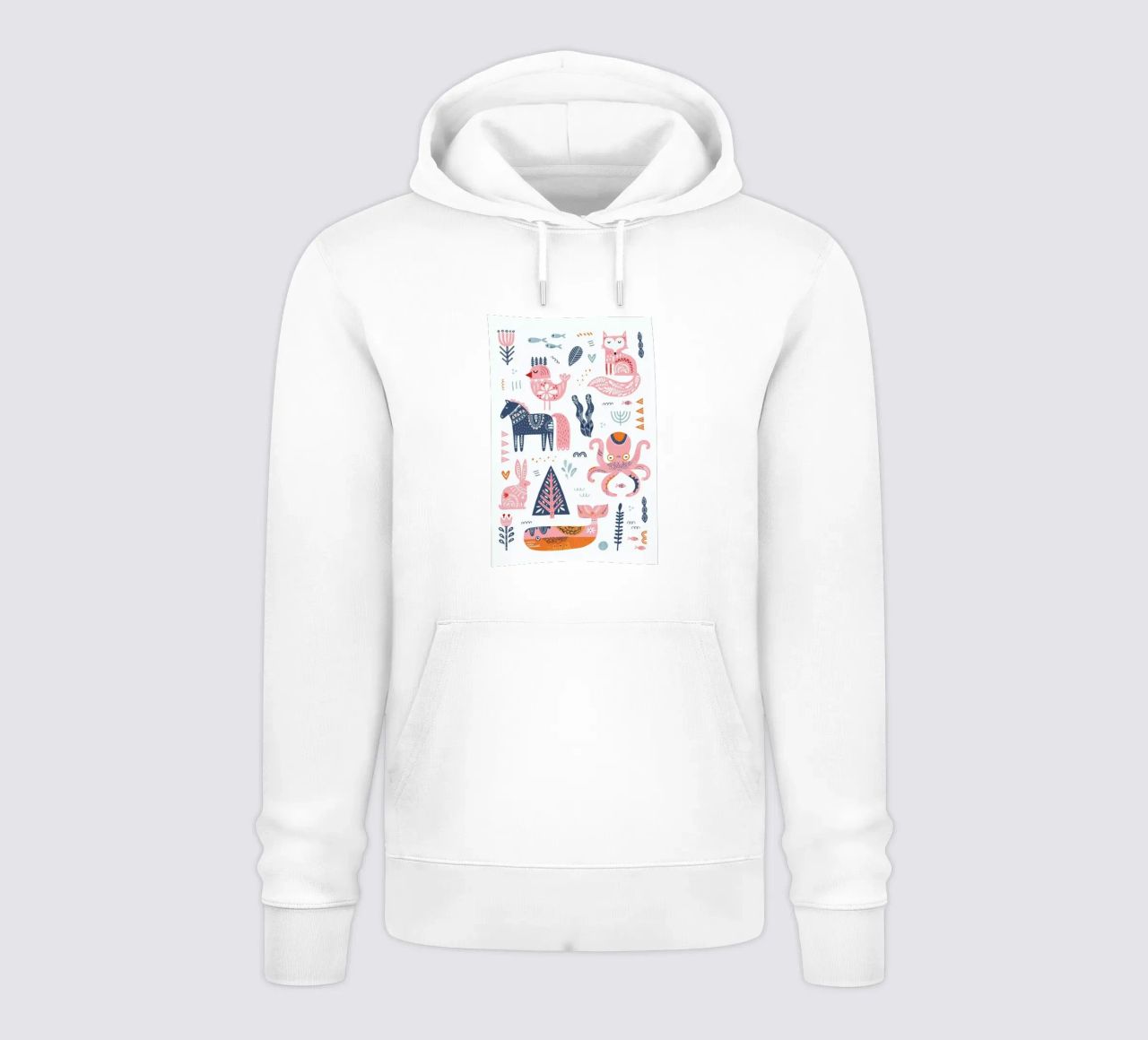Patchwork Animals sudadera con capucha de Little Flourishes