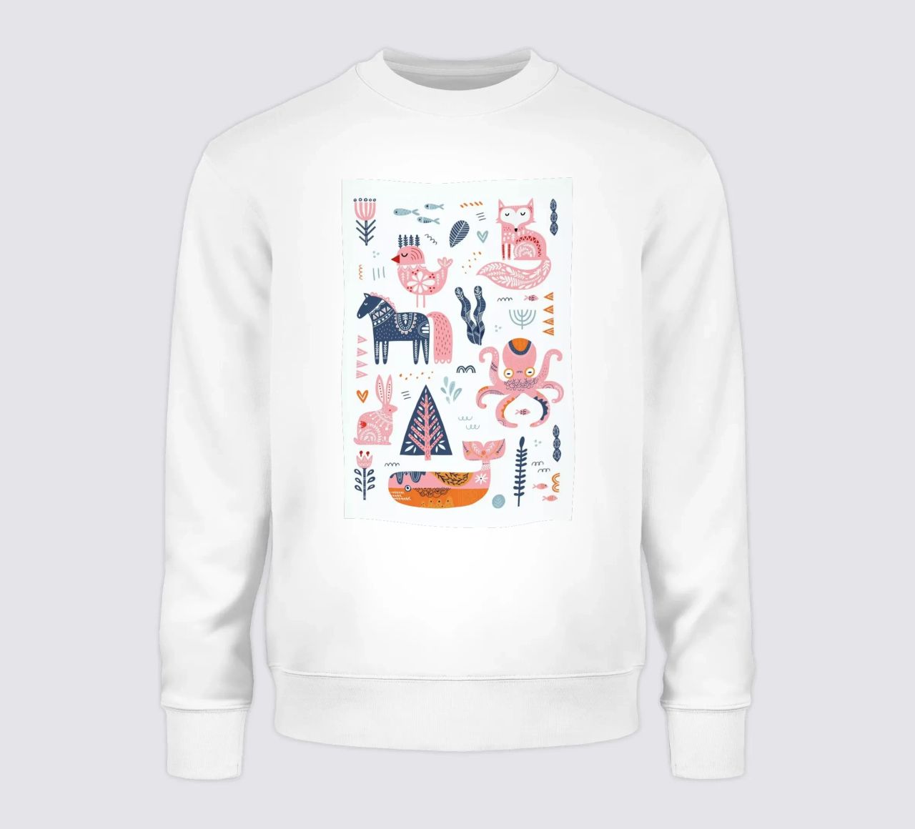 Patchwork Animals sudadera de Little Flourishes