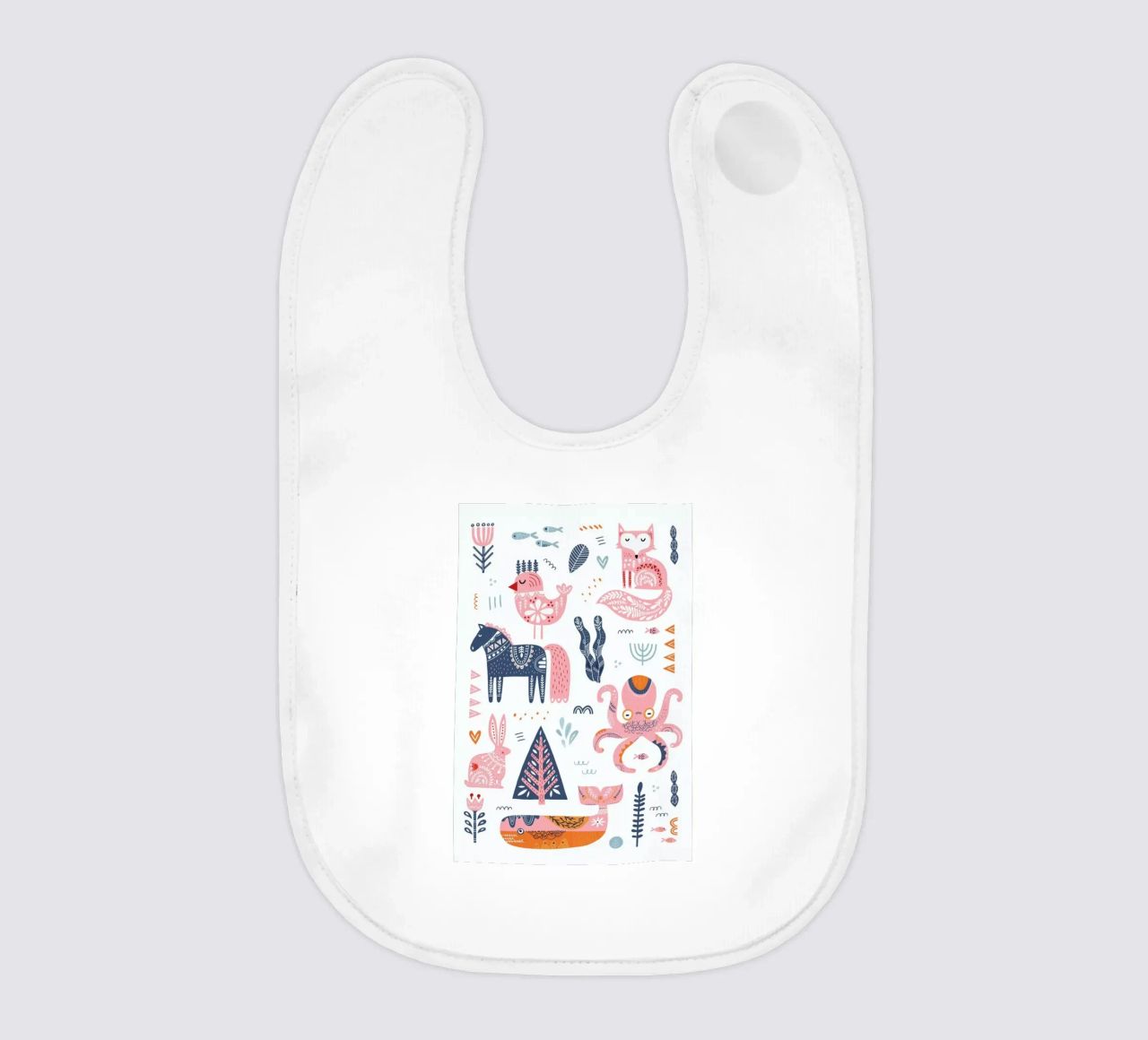 Patchwork Animals babero de Little Flourishes