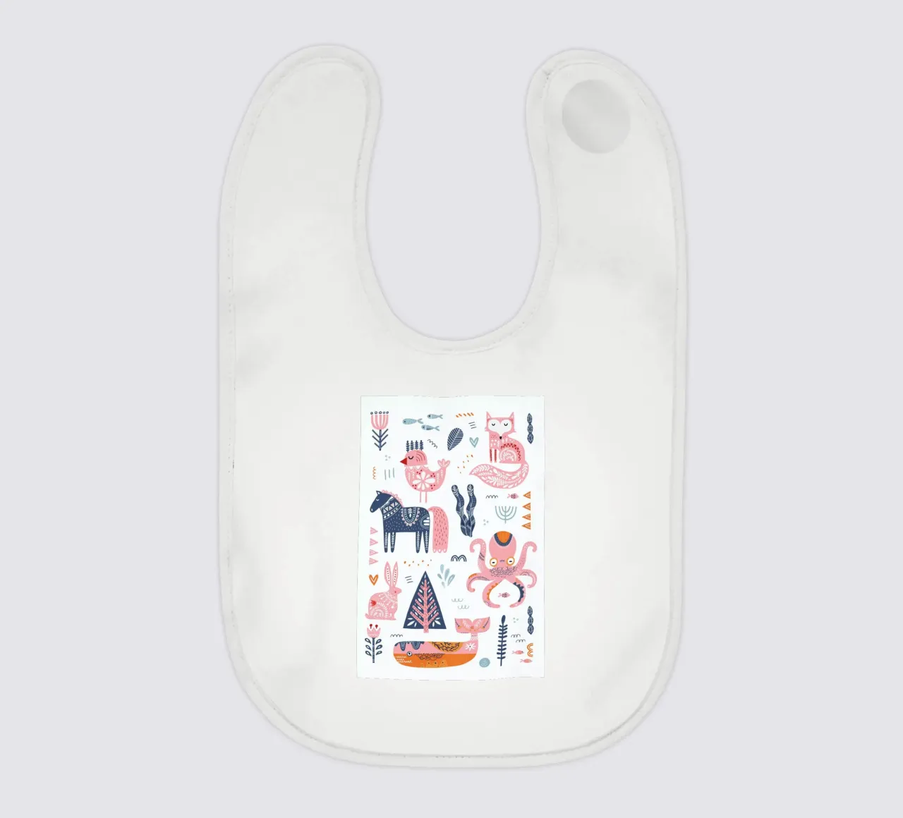 Patchwork Animals bavaglino da Little Flourishes