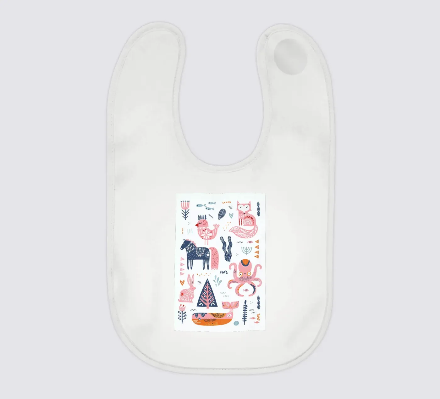 Patchwork Animals bavaglino da Little Flourishes