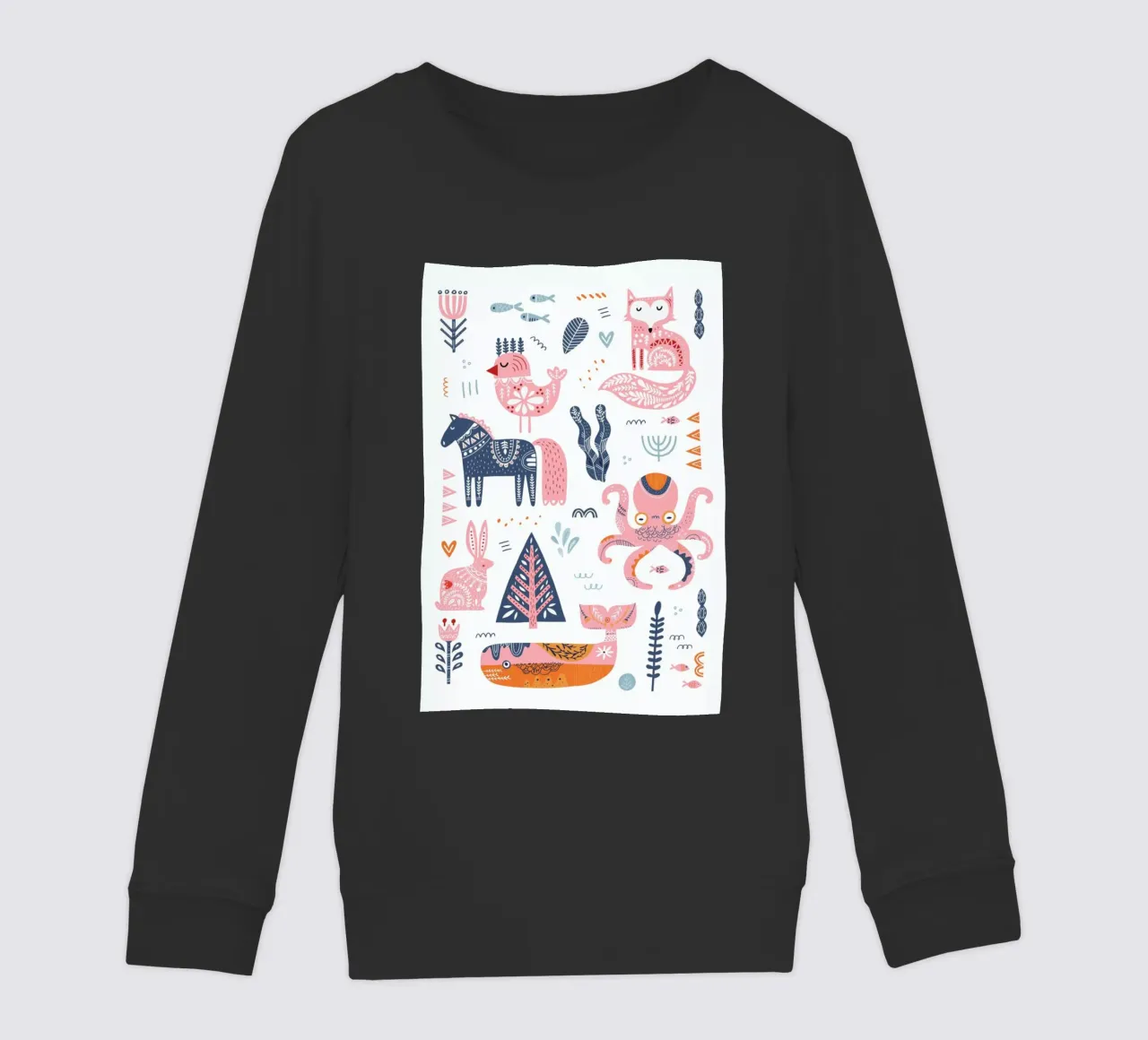 Patchwork Animals felpa bambino da Little Flourishes