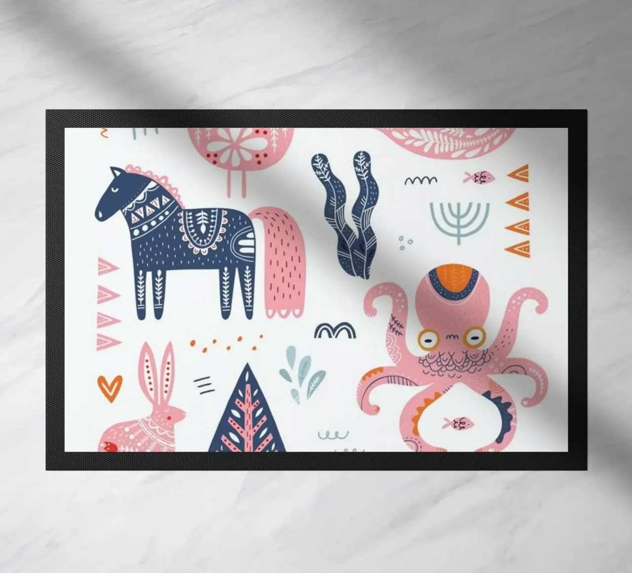 Patchwork Animals zerbino da Little Flourishes