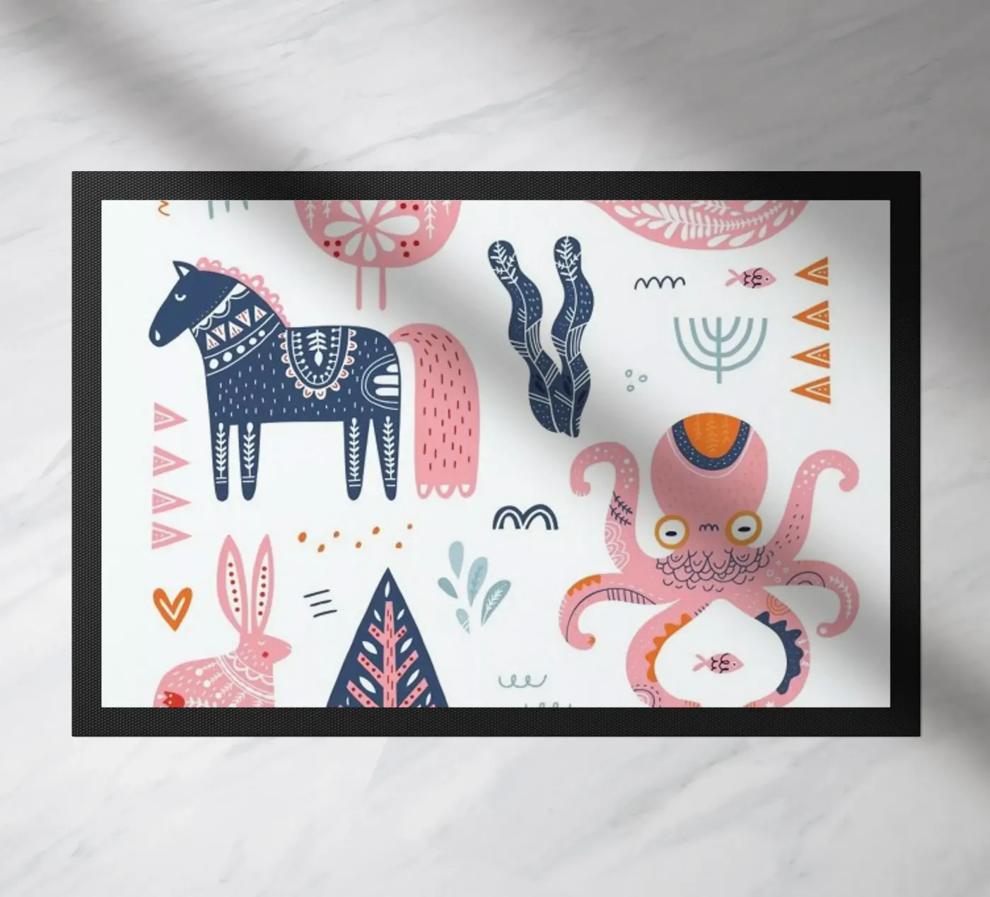 Patchwork Animals paillasson de Little Flourishes