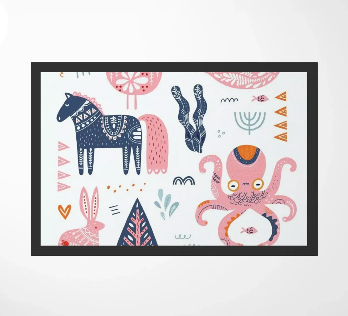Patchwork Animals paillasson de Little Flourishes