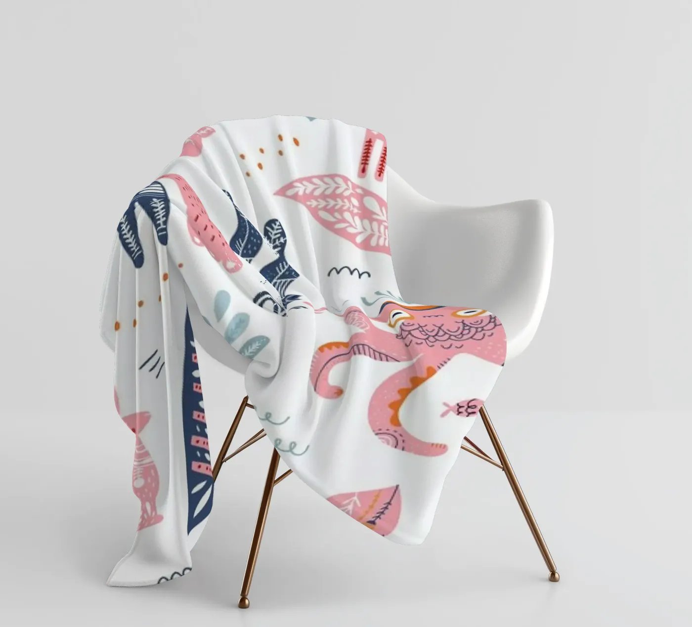 Patchwork Animals fleecedeken van Little Flourishes