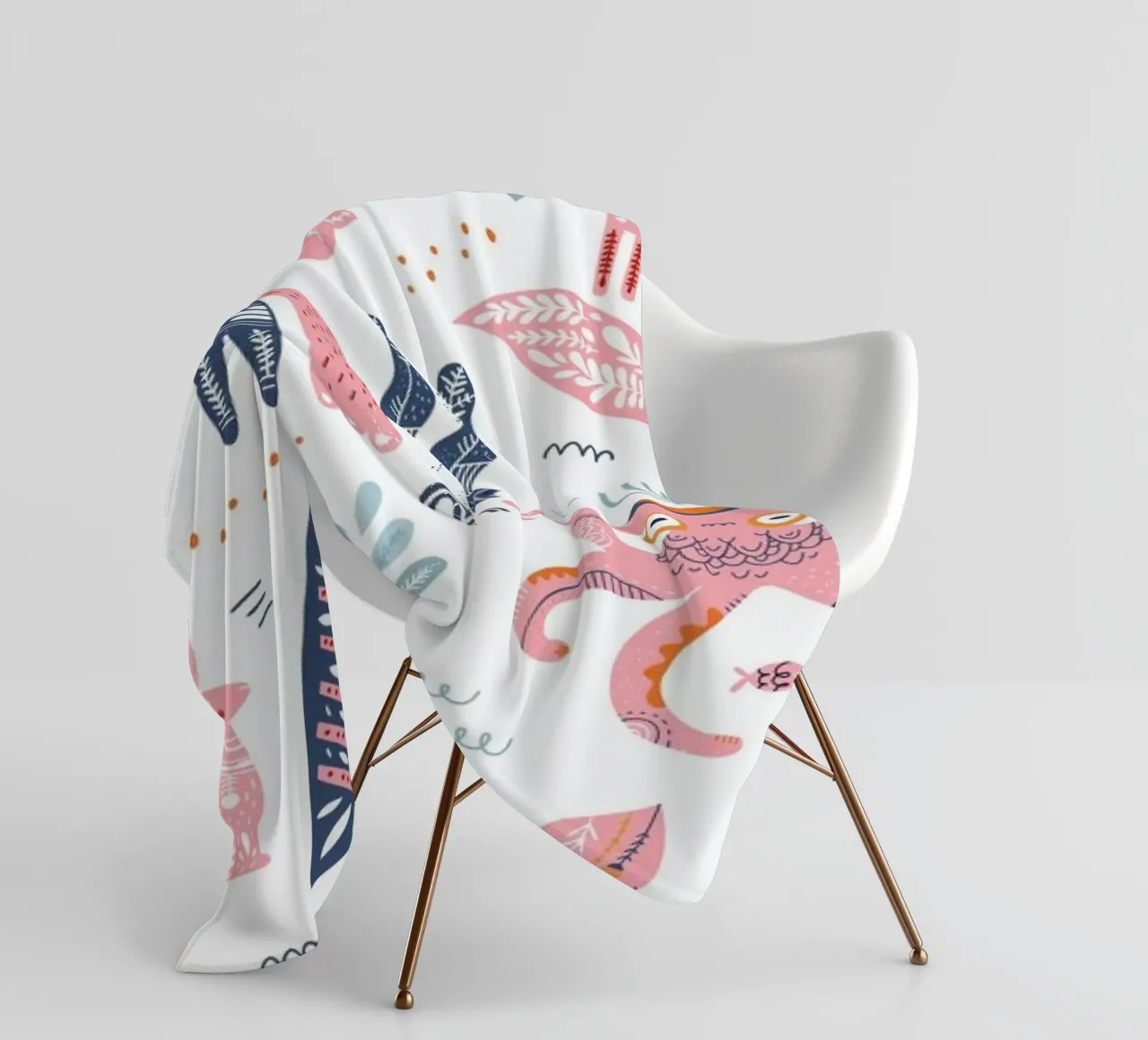 Patchwork Animals coperta in pile da Little Flourishes