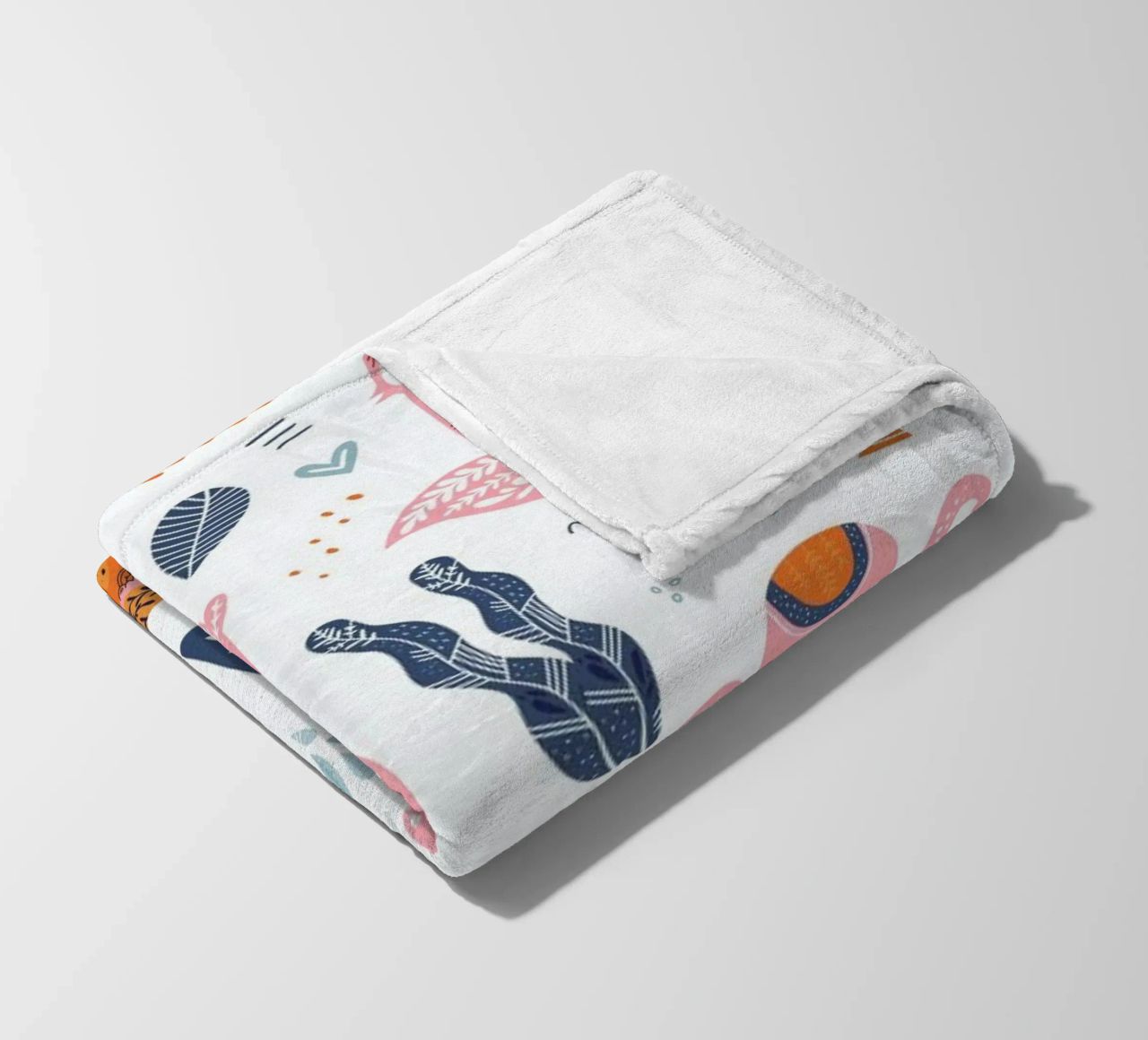 Patchwork Animals fleece blanket by Little Flourishes