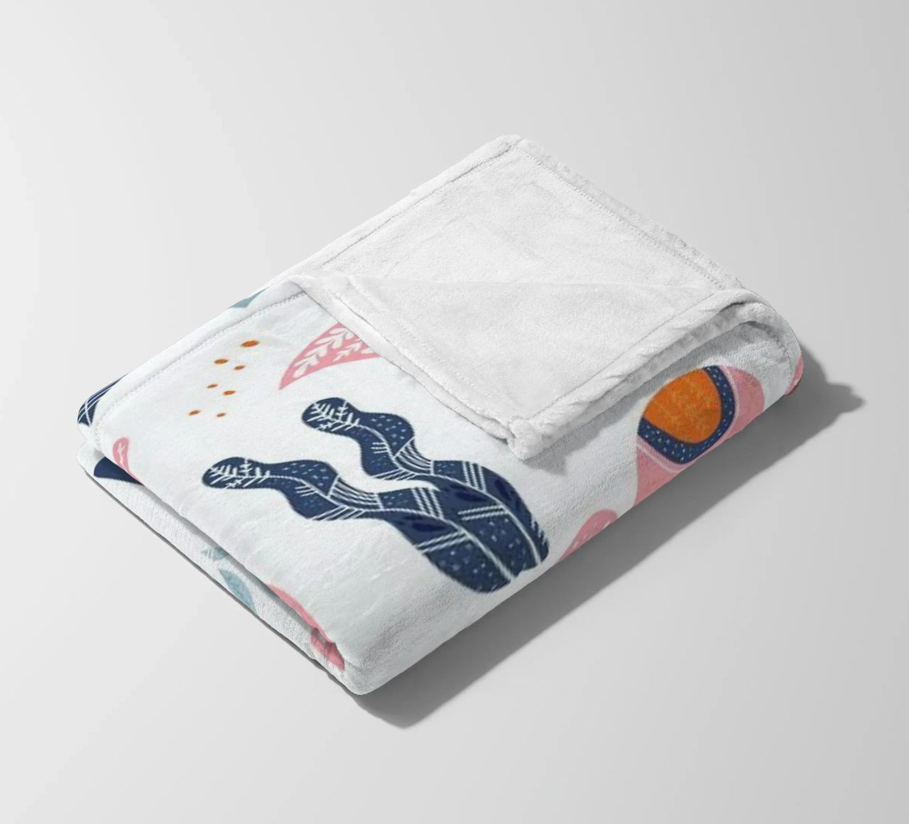 Patchwork Animals fleece blanket by Little Flourishes