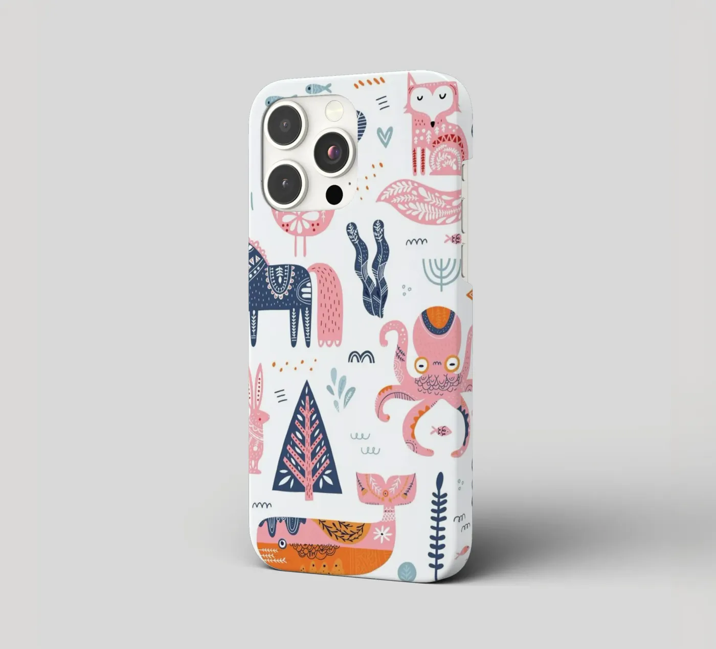 Patchwork Animals coque iphone de Little Flourishes