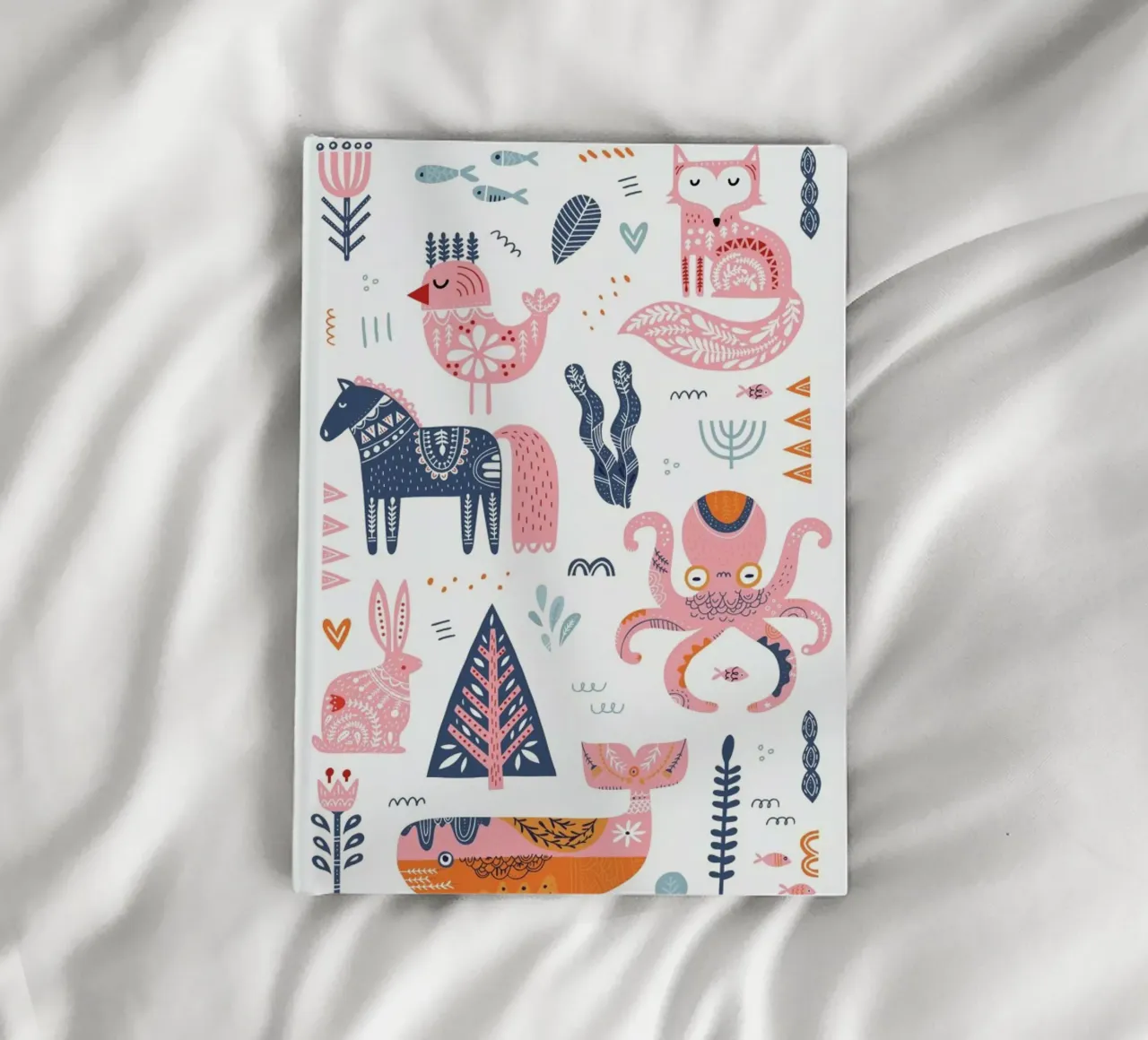 Patchwork Animals notebook by Little Flourishes