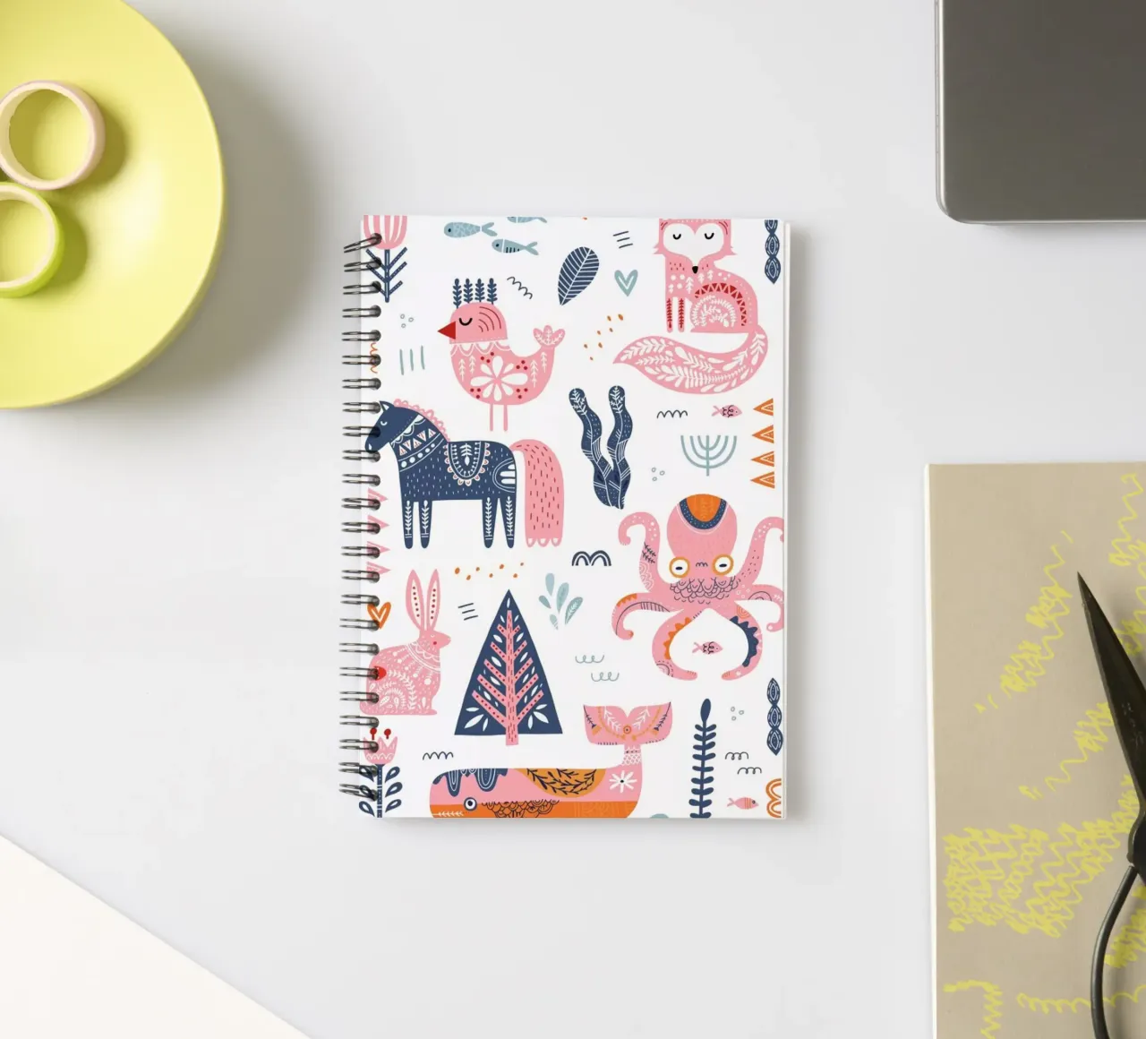 Patchwork Animals Ringbuch von Little Flourishes