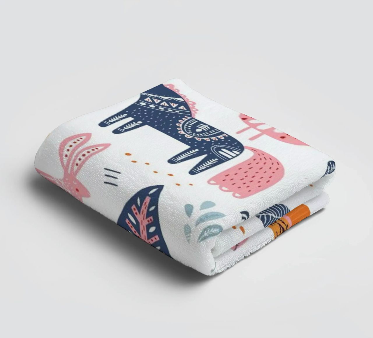 Patchwork Animals serviette de bain de Little Flourishes