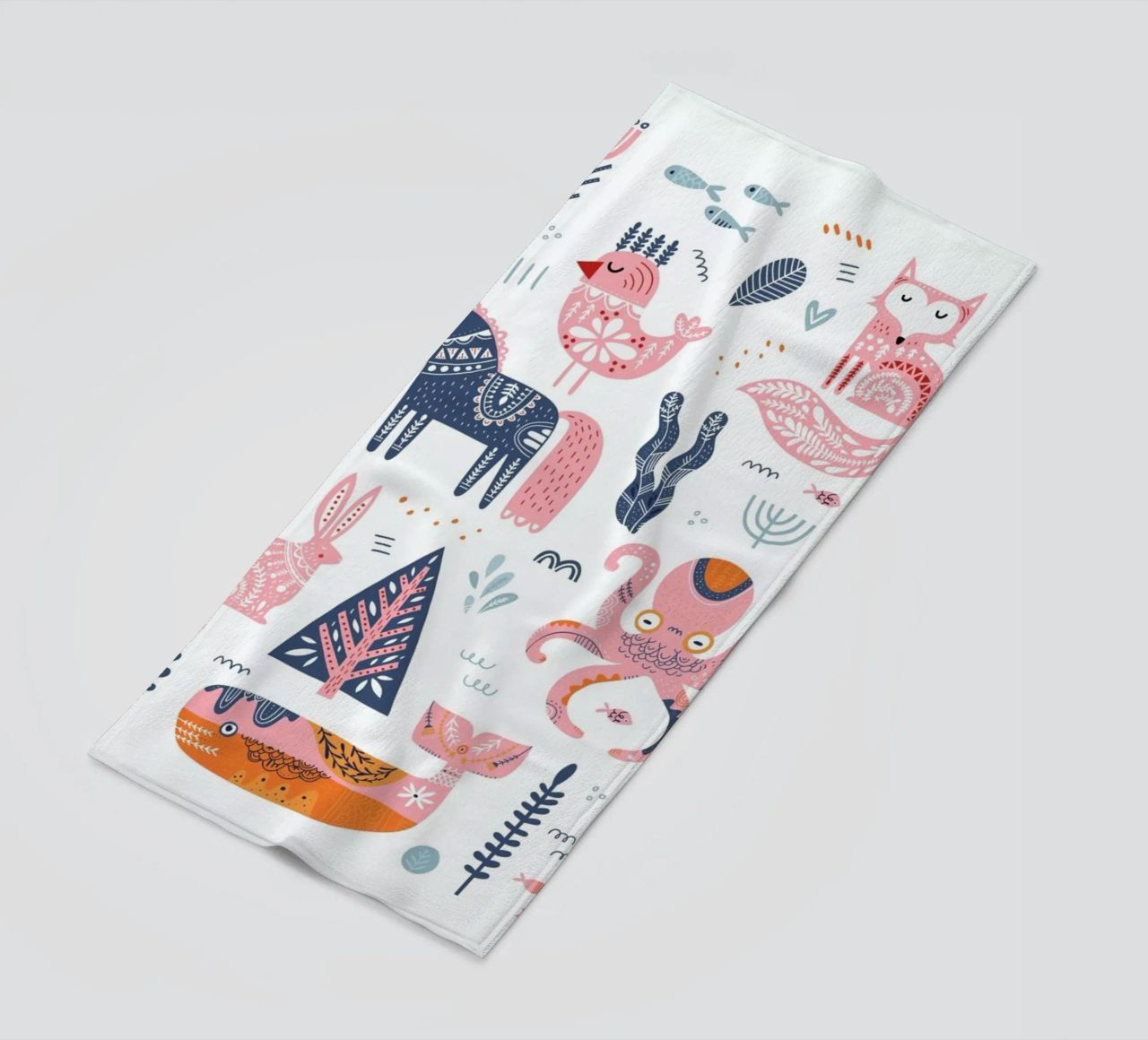 Patchwork Animals serviette de plage de Little Flourishes