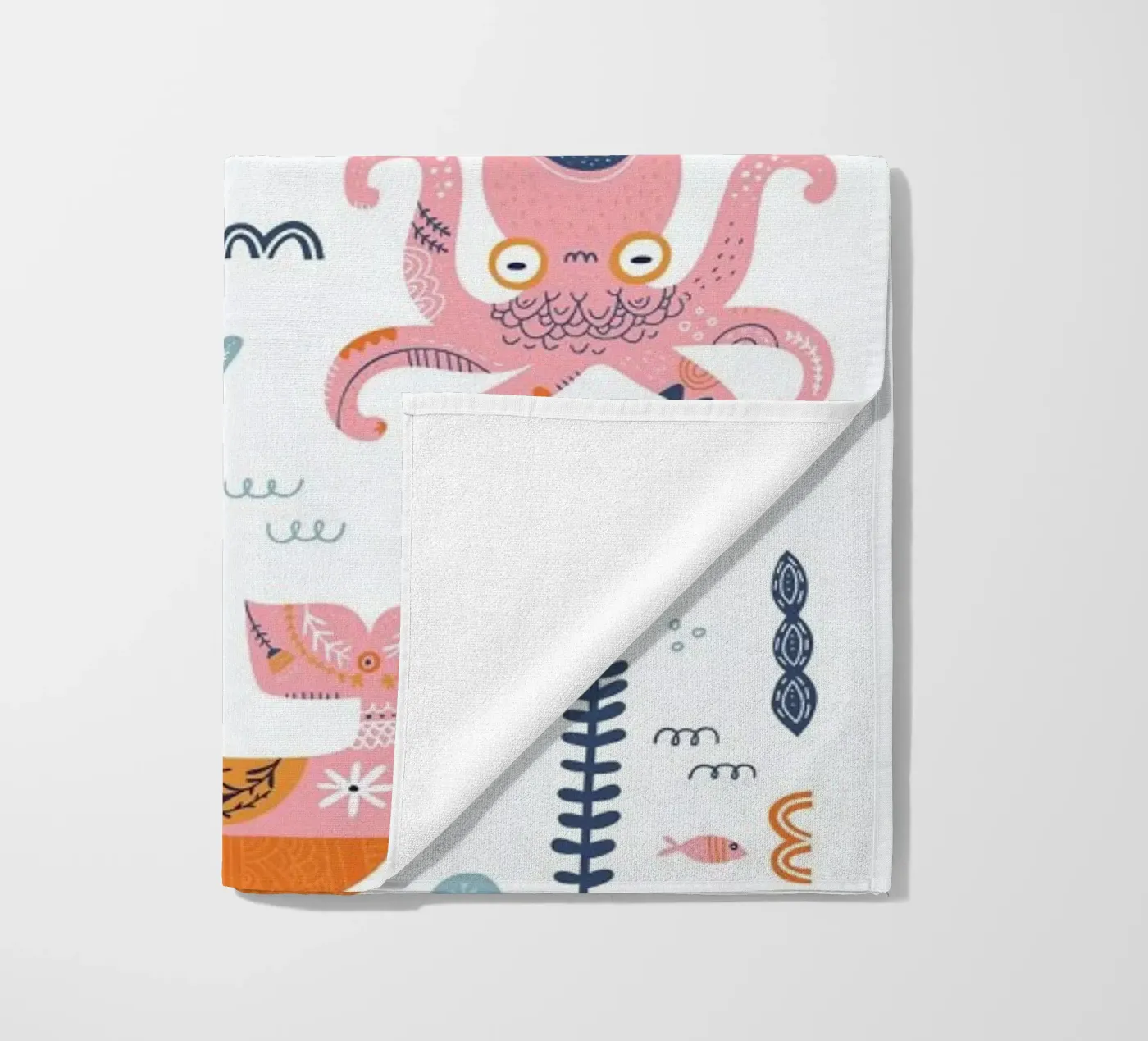 Patchwork Animals beach towel by Little Flourishes