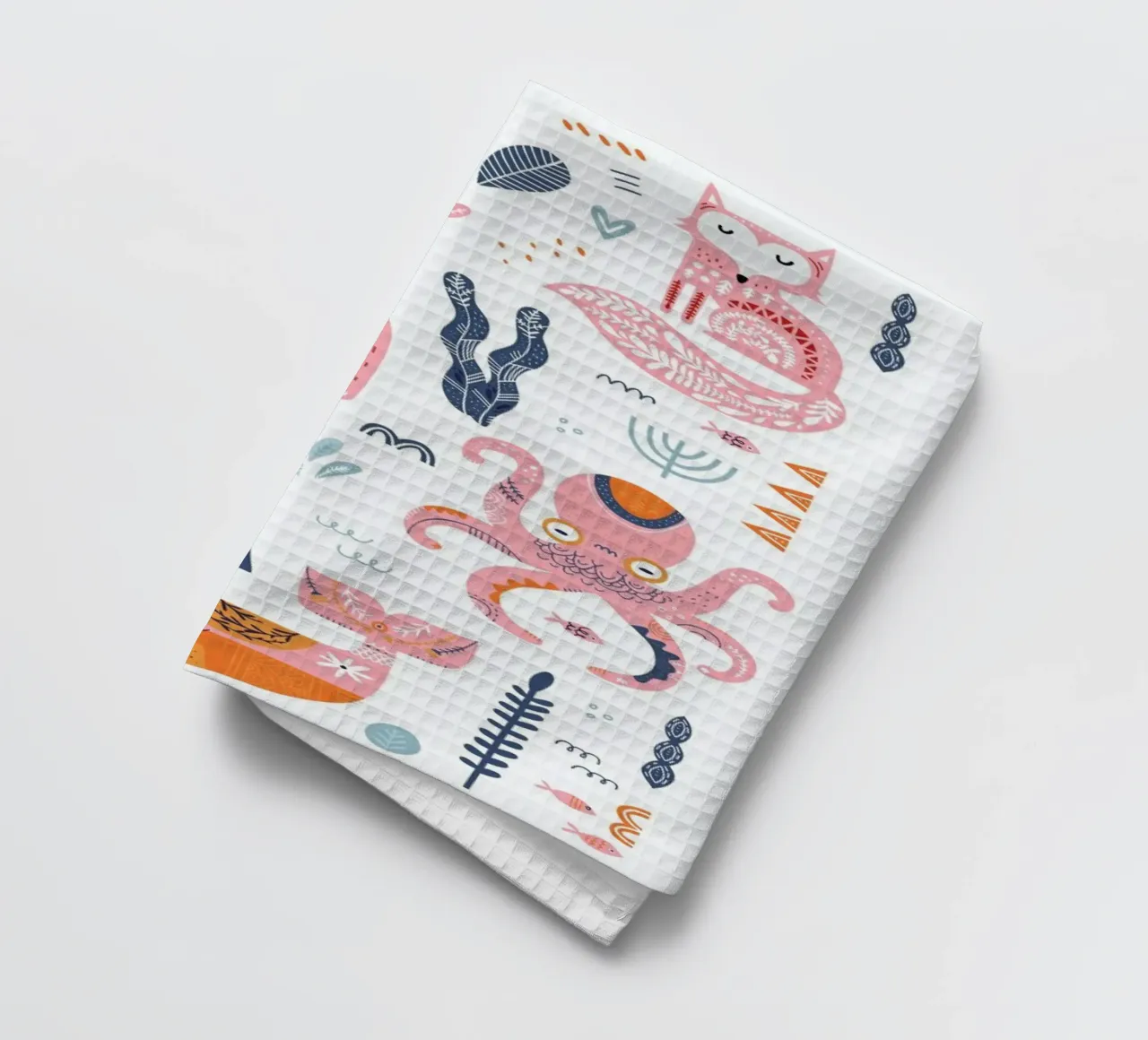 Patchwork Animals torchon de Little Flourishes