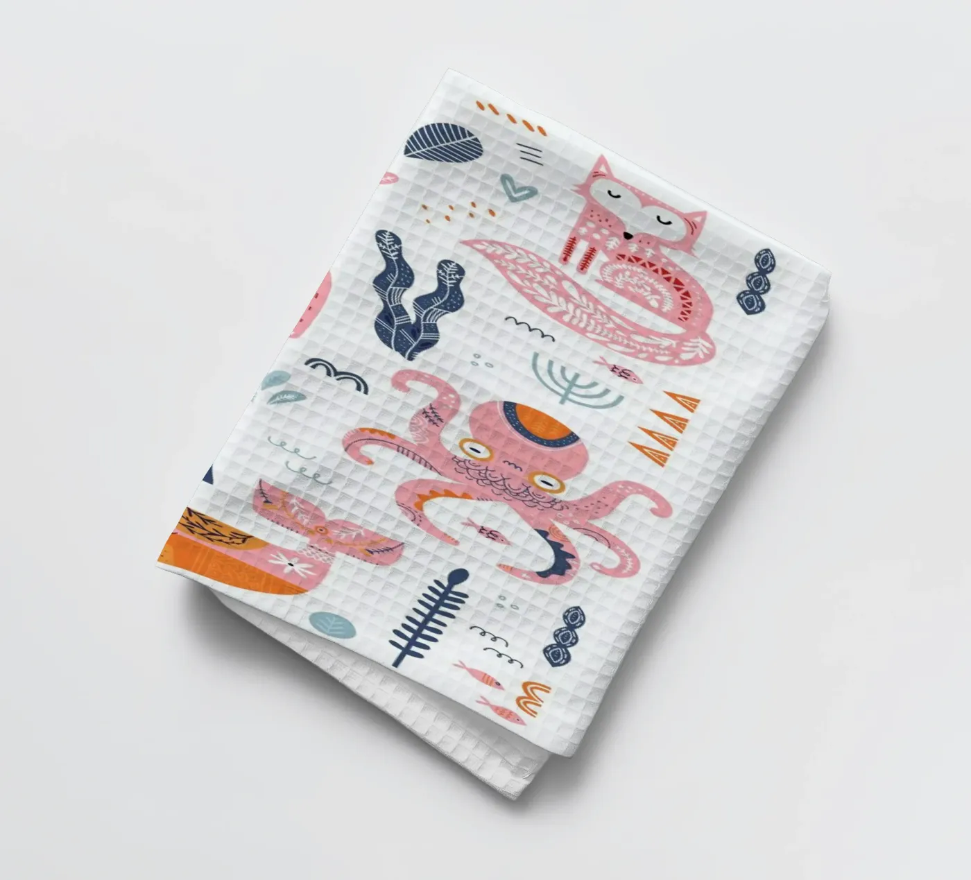 Patchwork Animals canovaccio da cucina da Little Flourishes